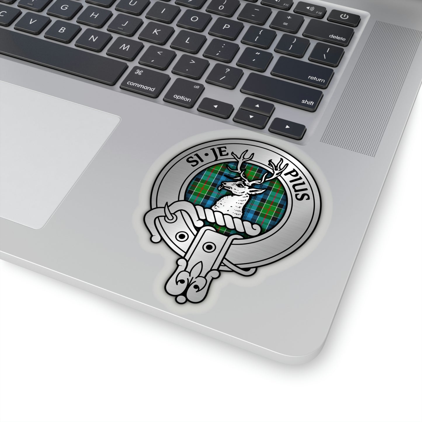 Clan Colquhoun Crest & Tartan Kiss-Cut Stickers