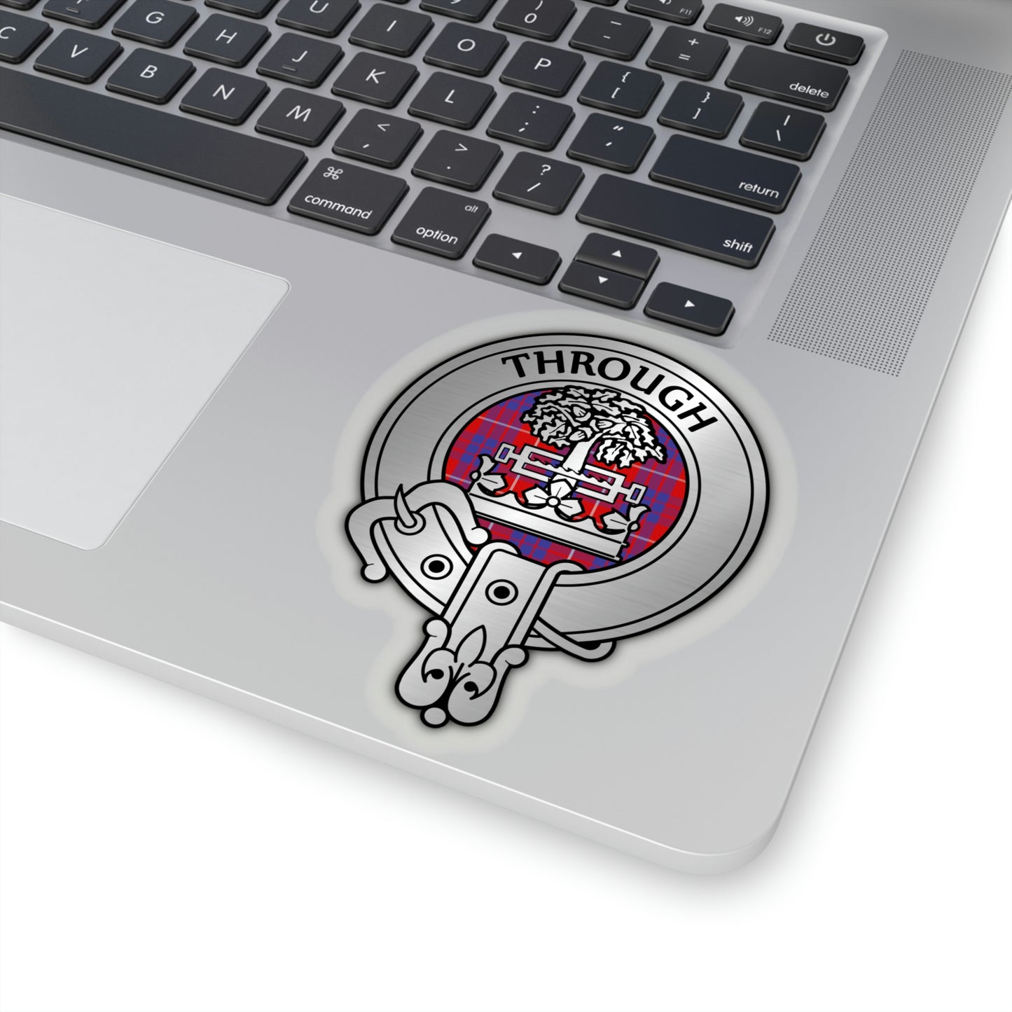 Clan Hamilton Crest & Tartan Kiss-Cut Stickers