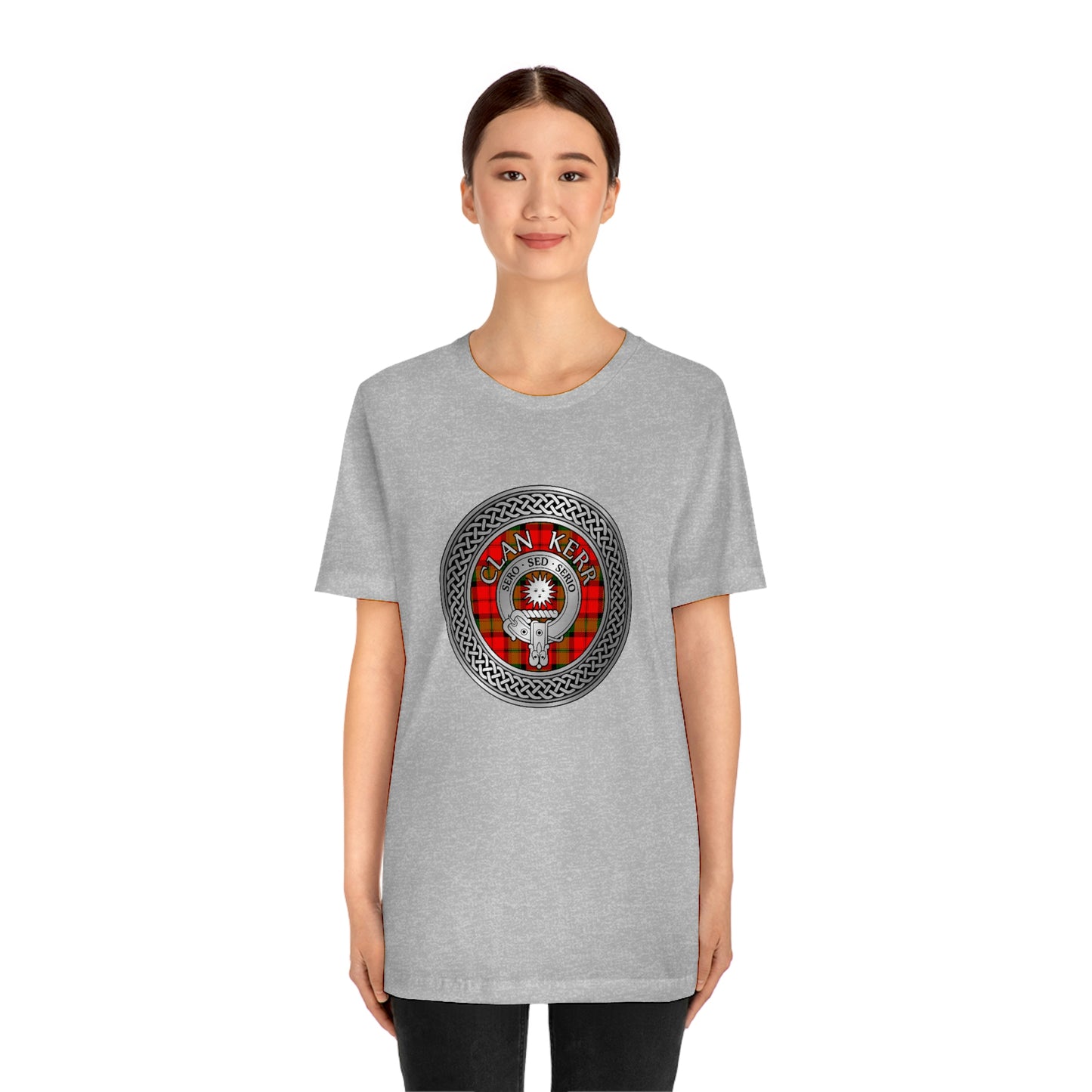 Clan Kerr Crest & Tartan Knot T-Shirt