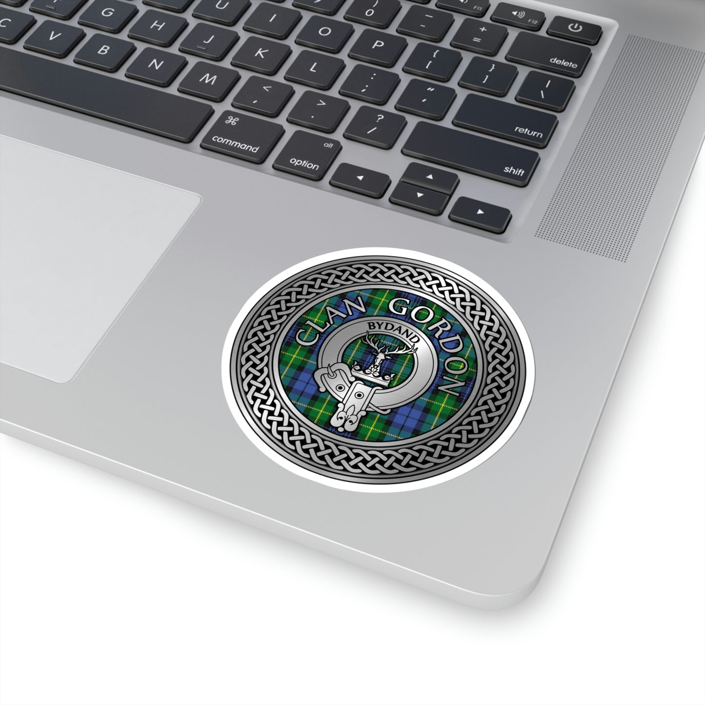 Clan Gordon Crest & Tartan Kiss-Cut Stickers