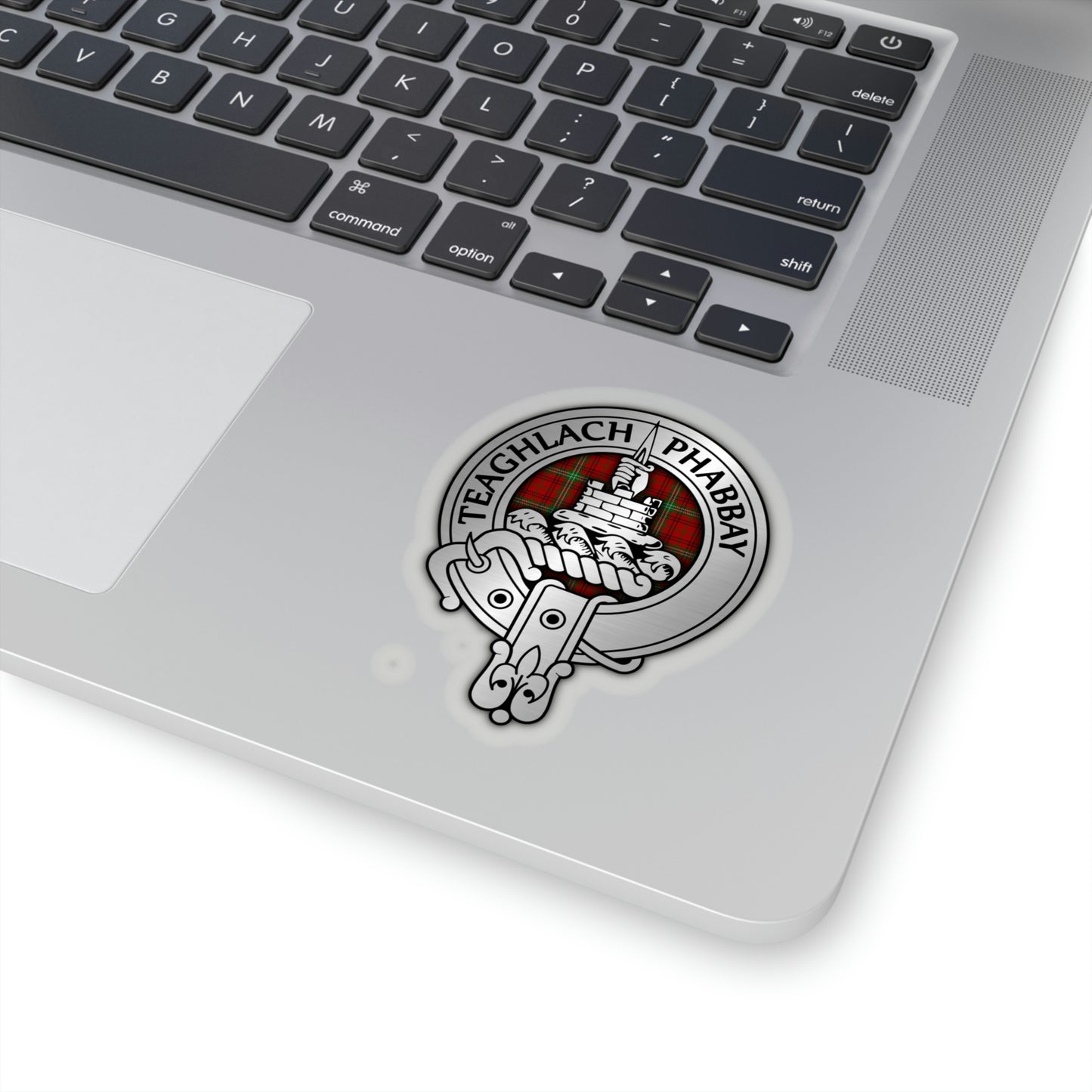 Clan Morrison Crest & Tartan Kiss-Cut Stickers