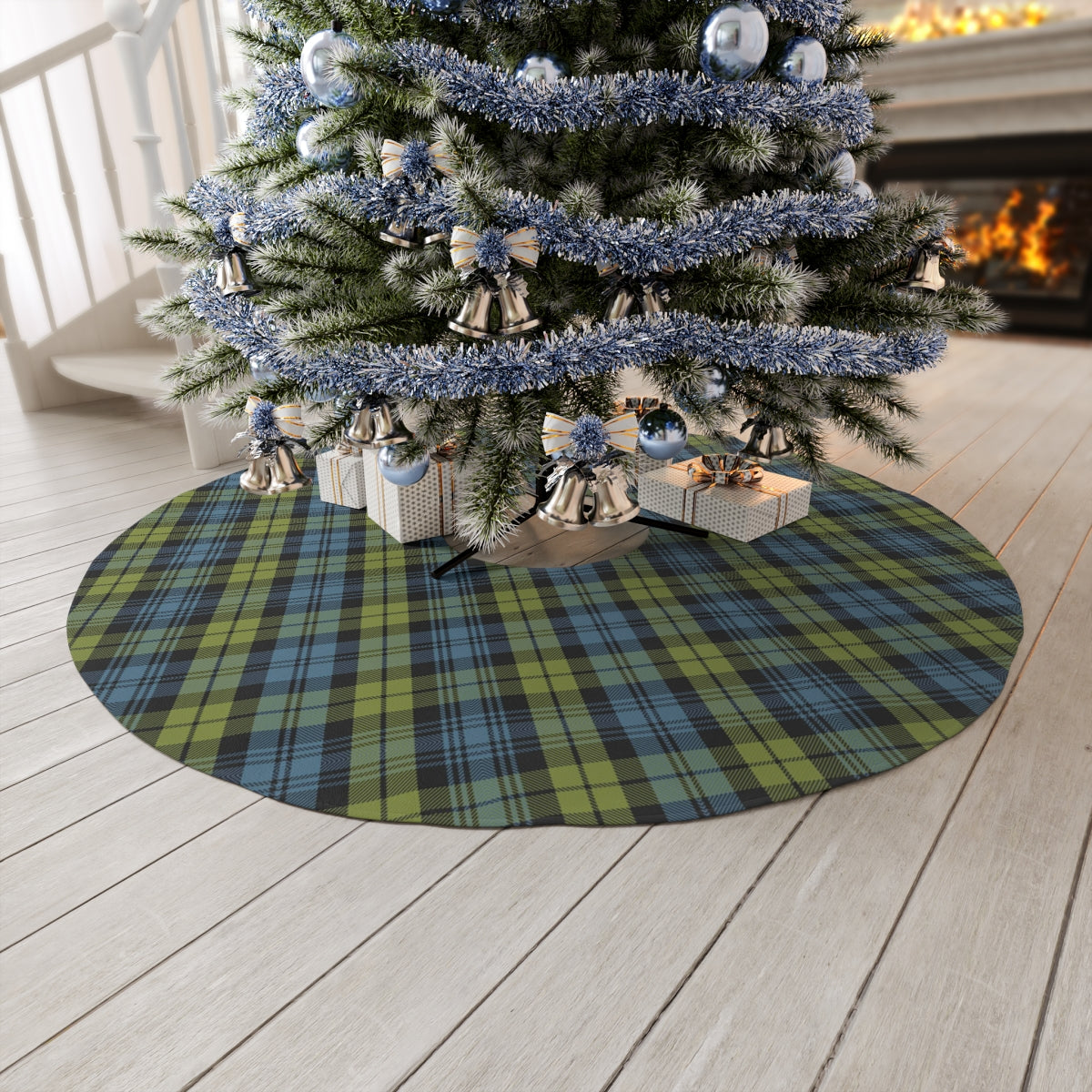 Clan Campbell Tartan Round Tree Skirt