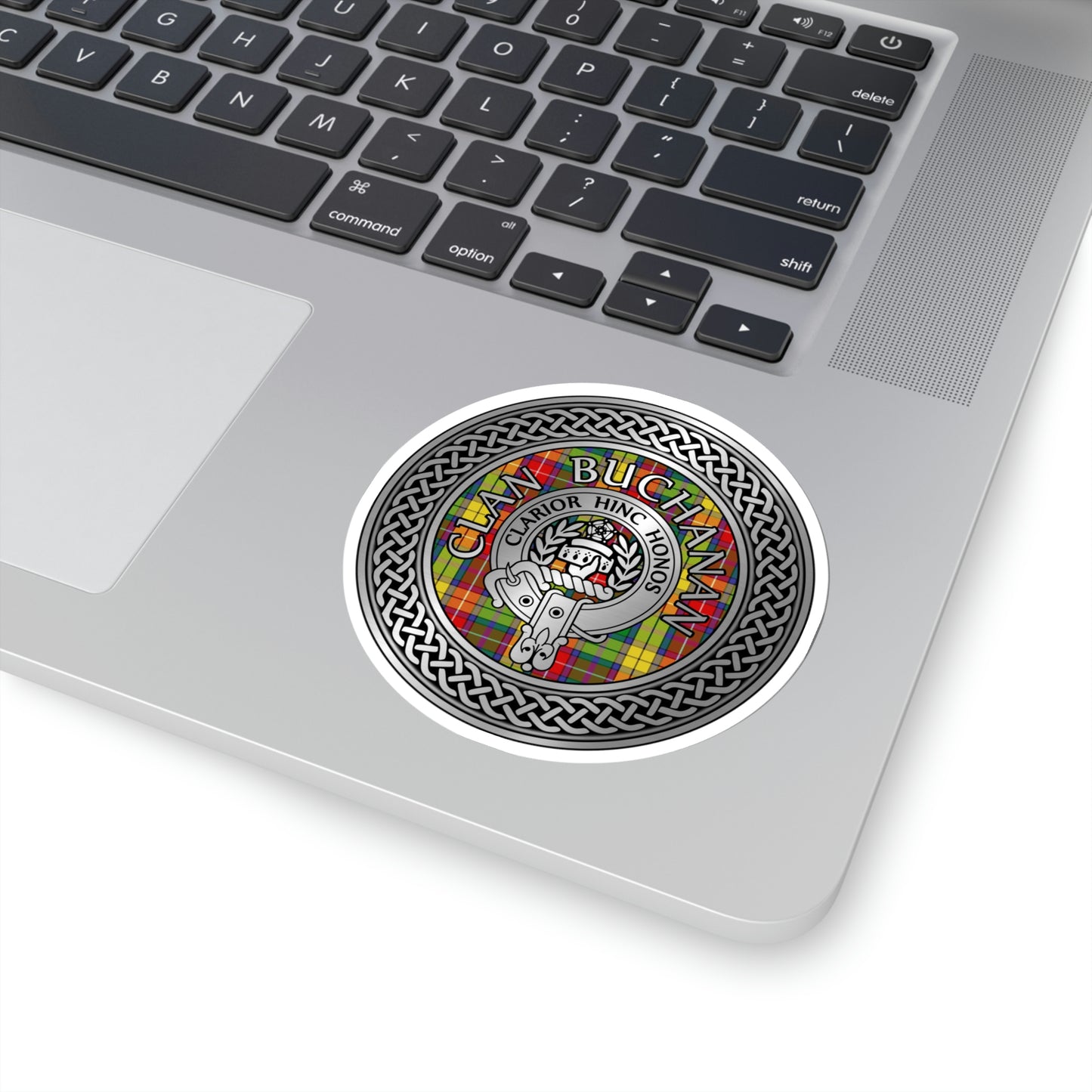 Clan Buchanan Crest & Tartan Kiss-Cut Stickers