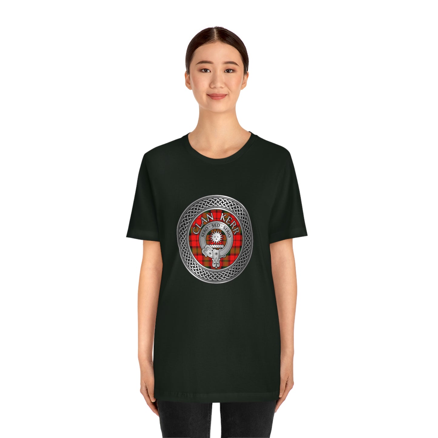 Clan Kerr Crest & Tartan Knot T-Shirt