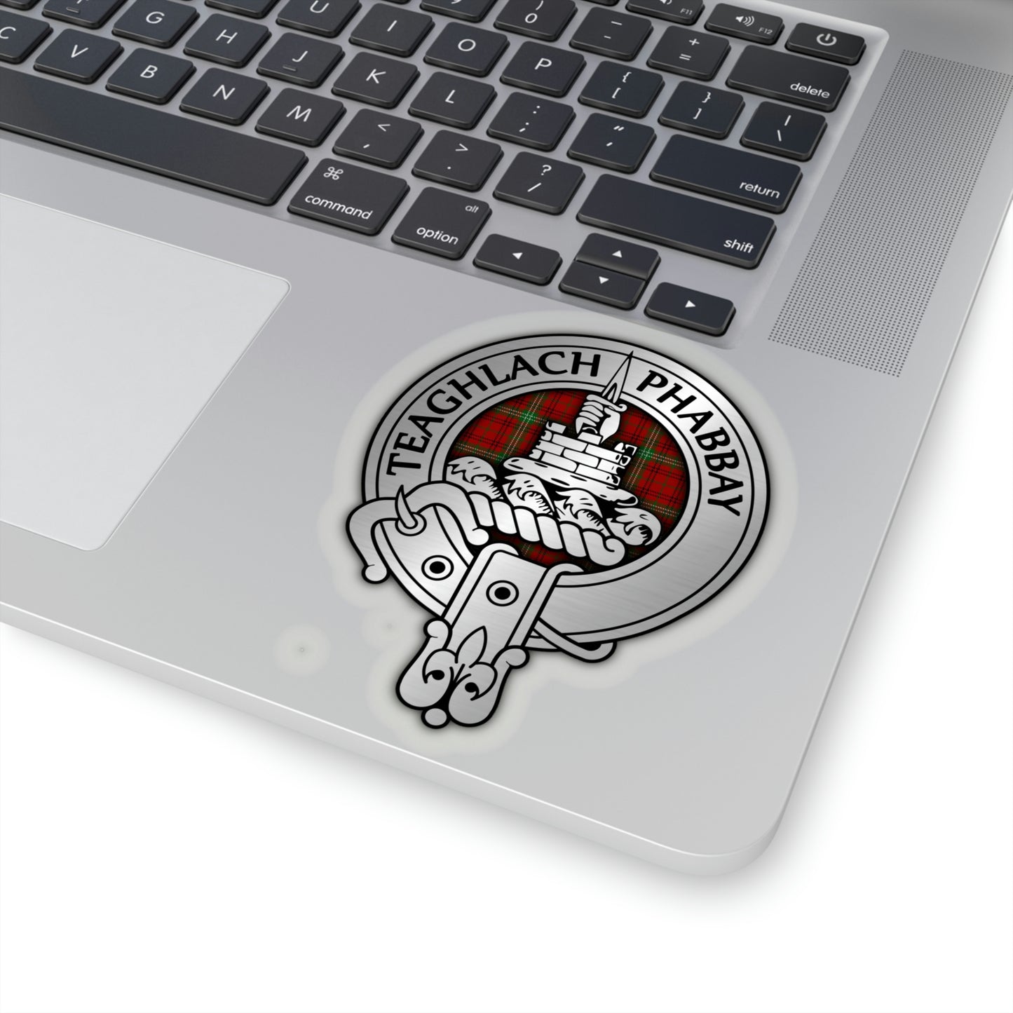 Clan Morrison Crest & Tartan Kiss-Cut Stickers