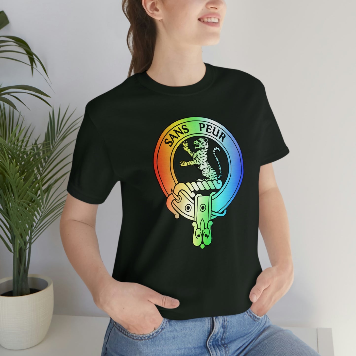 Clan Sutherland Rainbow Crest T-Shirt