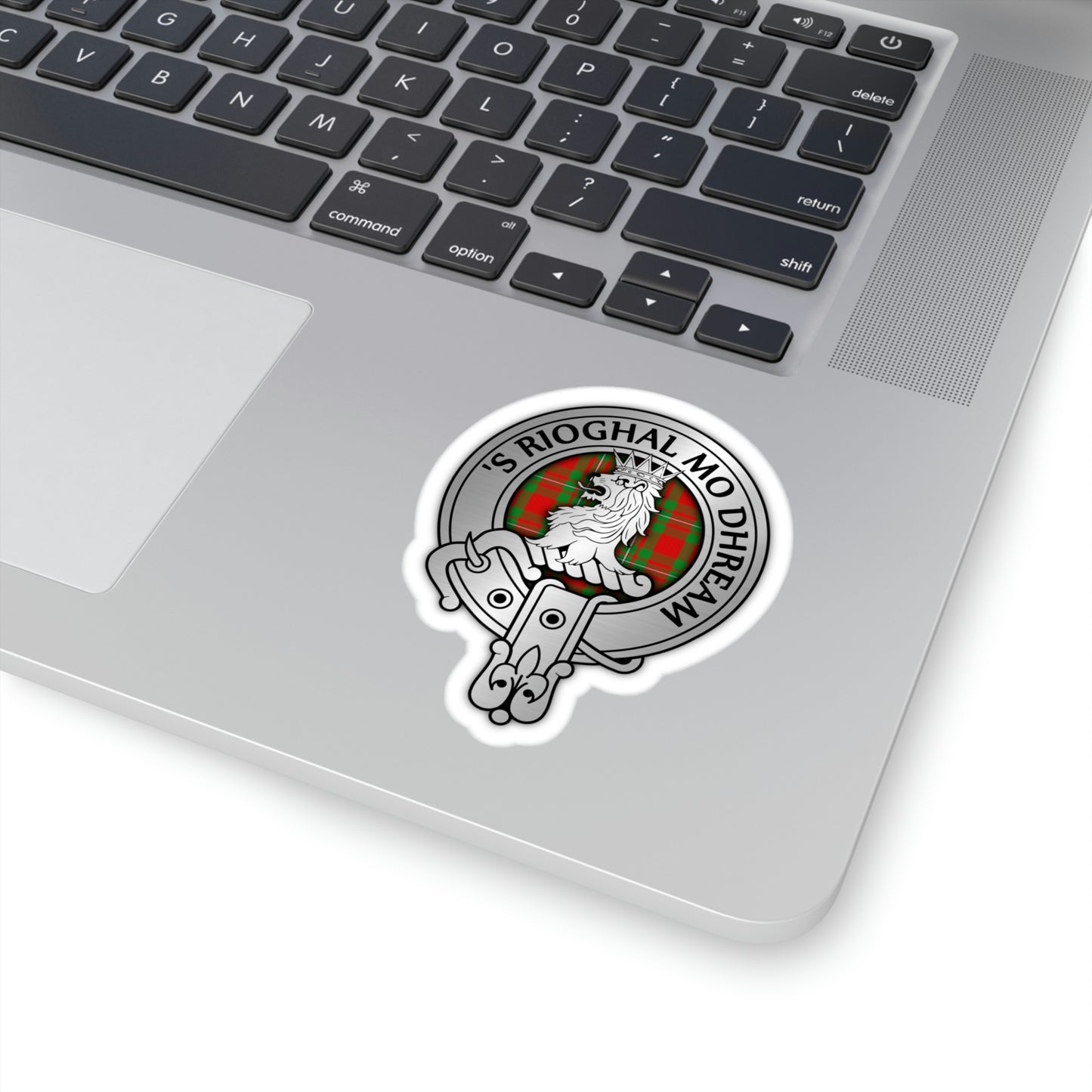 Clan Macgregor Crest & Tartan Kiss-Cut Stickers