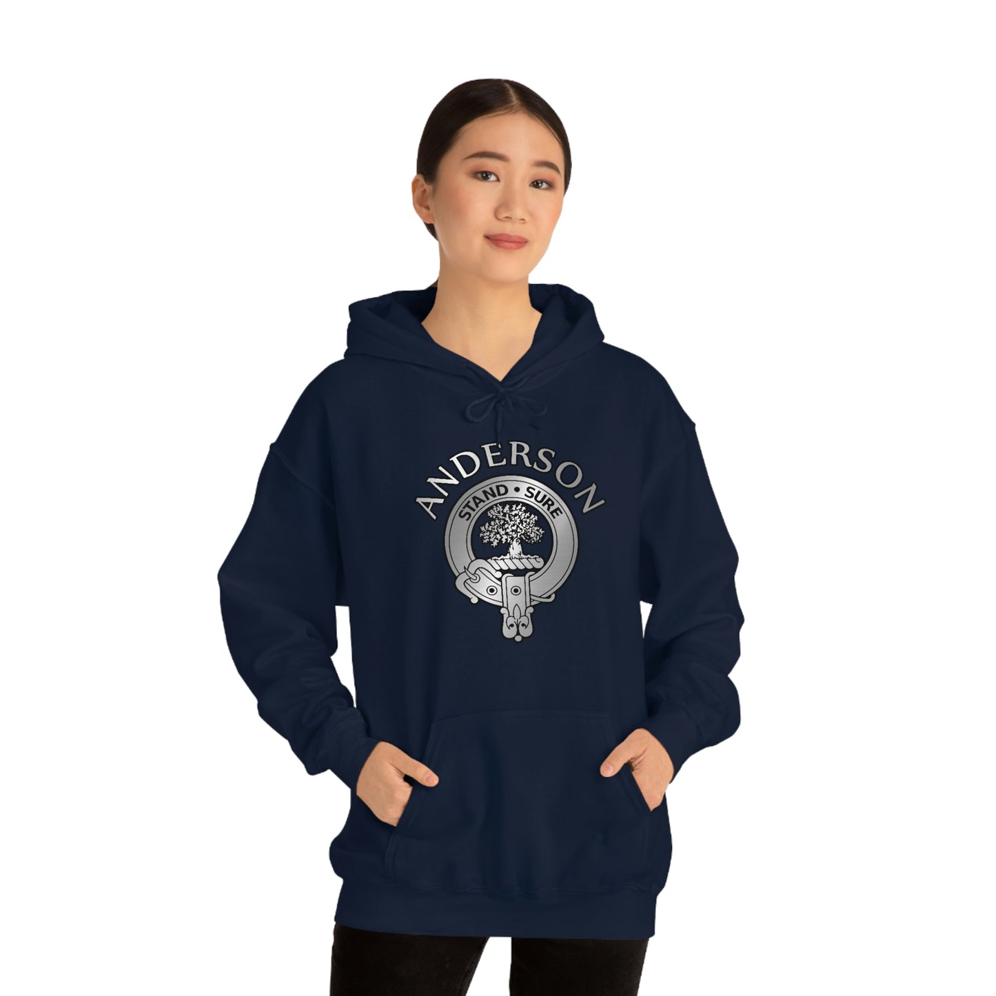 Clan Anderson Crest Unisex Heavy Blend™ Hooded Sweatshirt