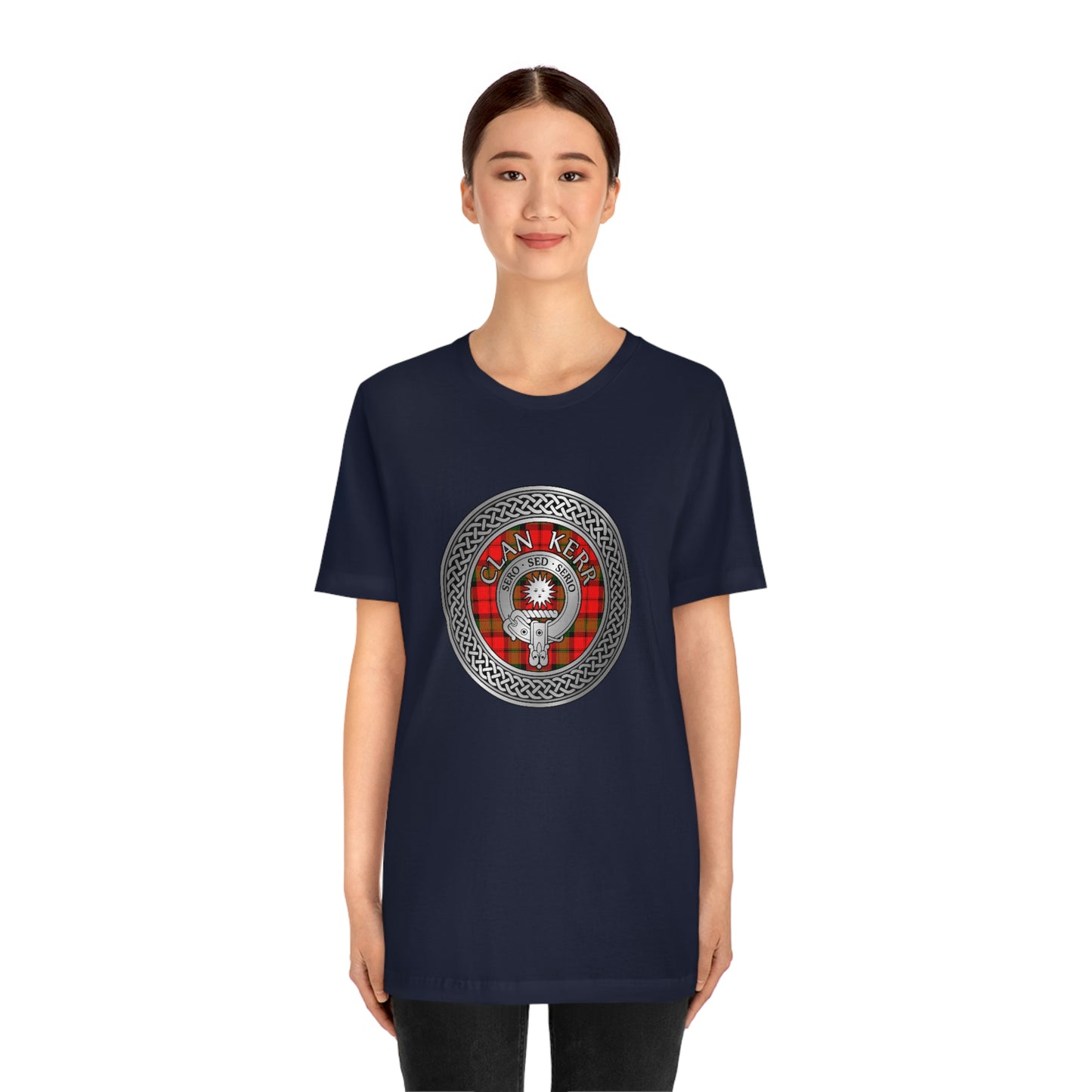 Clan Kerr Crest & Tartan Knot T-Shirt