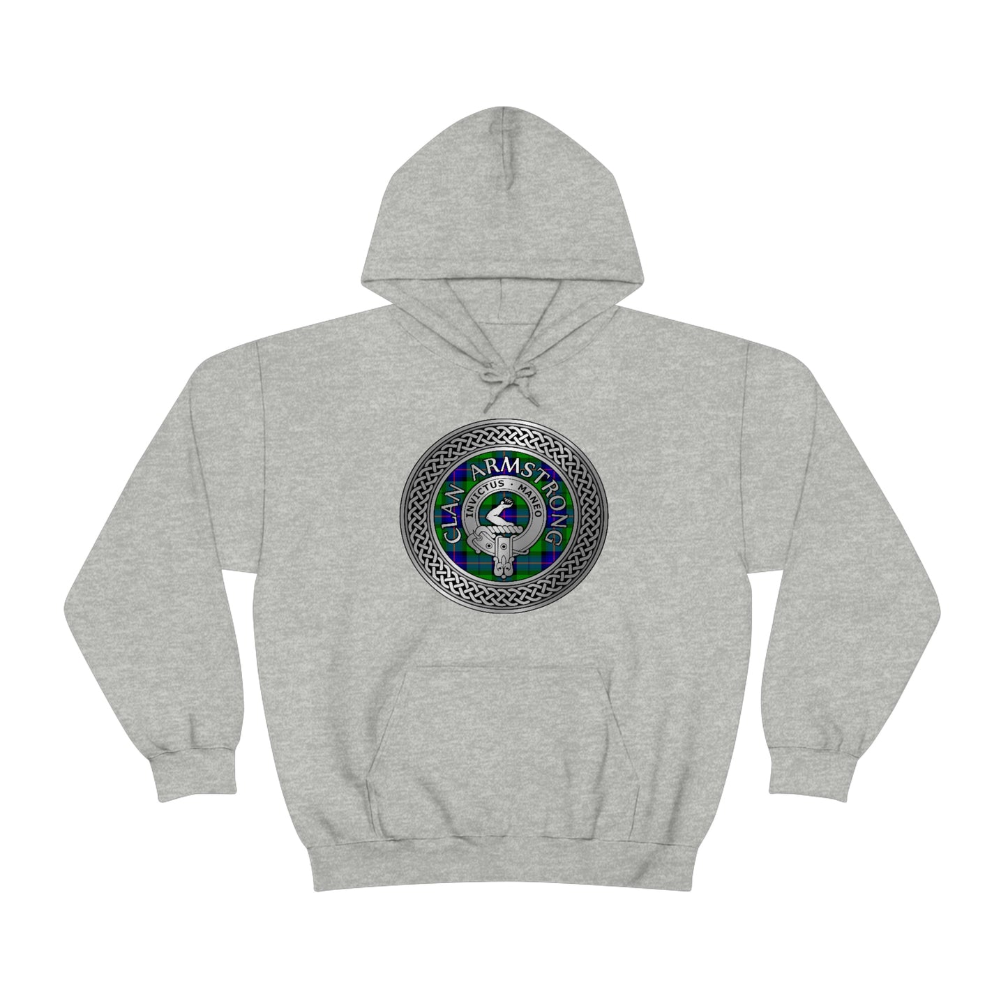 Clan Armstrong Crest & Tartan Unisex Heavy Blend™ Hooded Sweatshirt