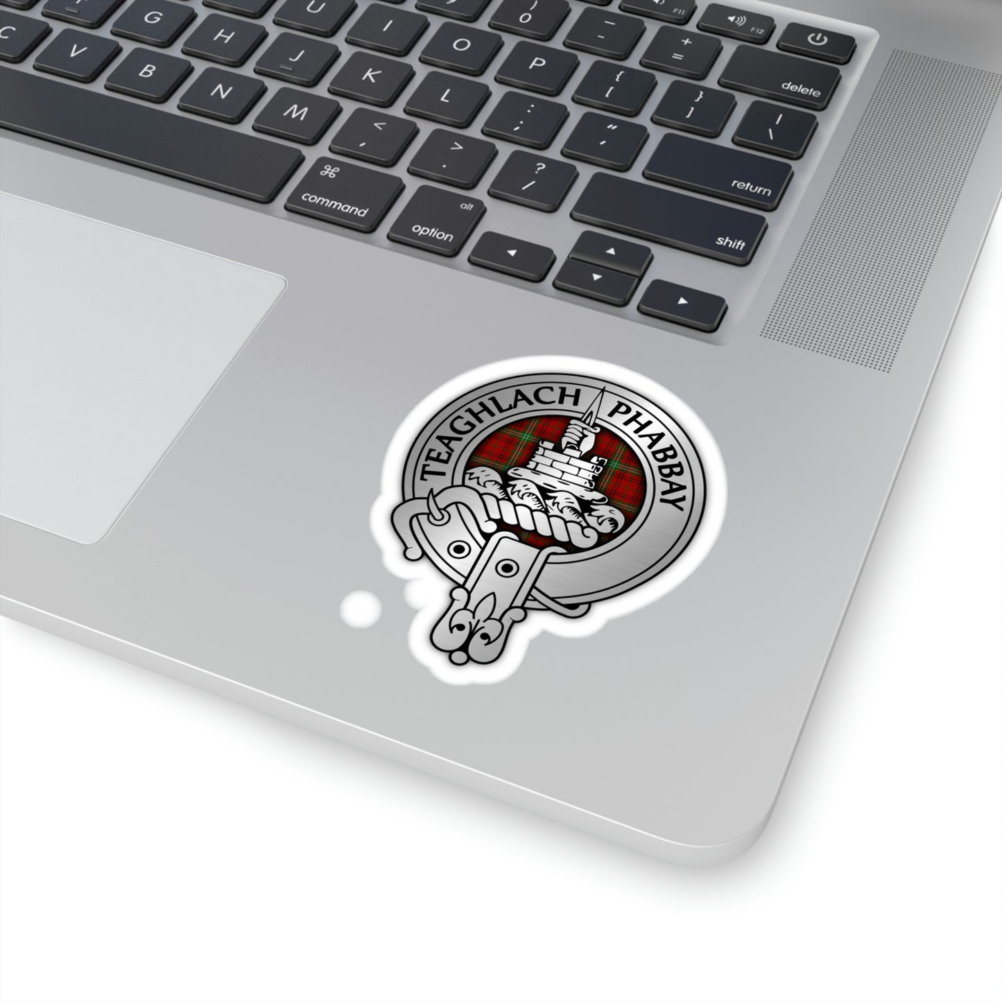 Clan Morrison Crest & Tartan Kiss-Cut Stickers