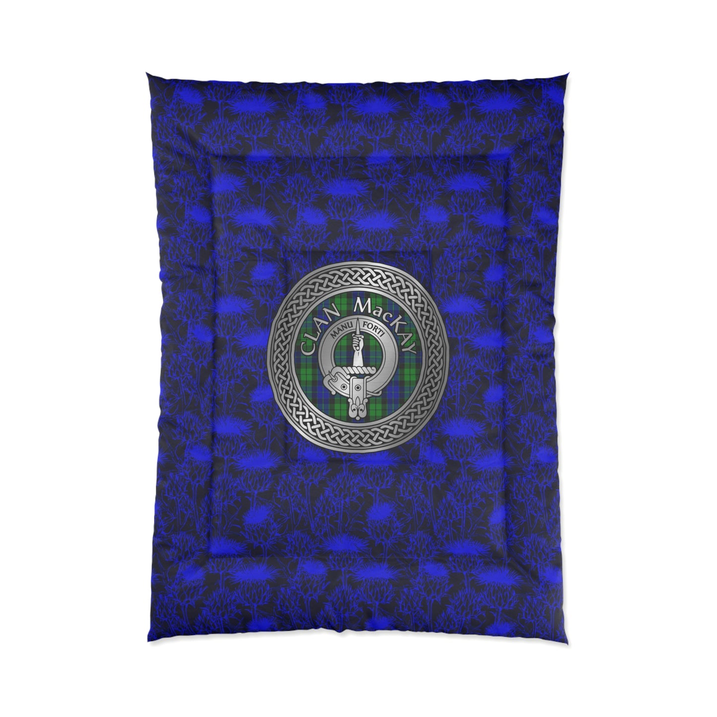 Clan MacKay Crest & Tartan Comforter