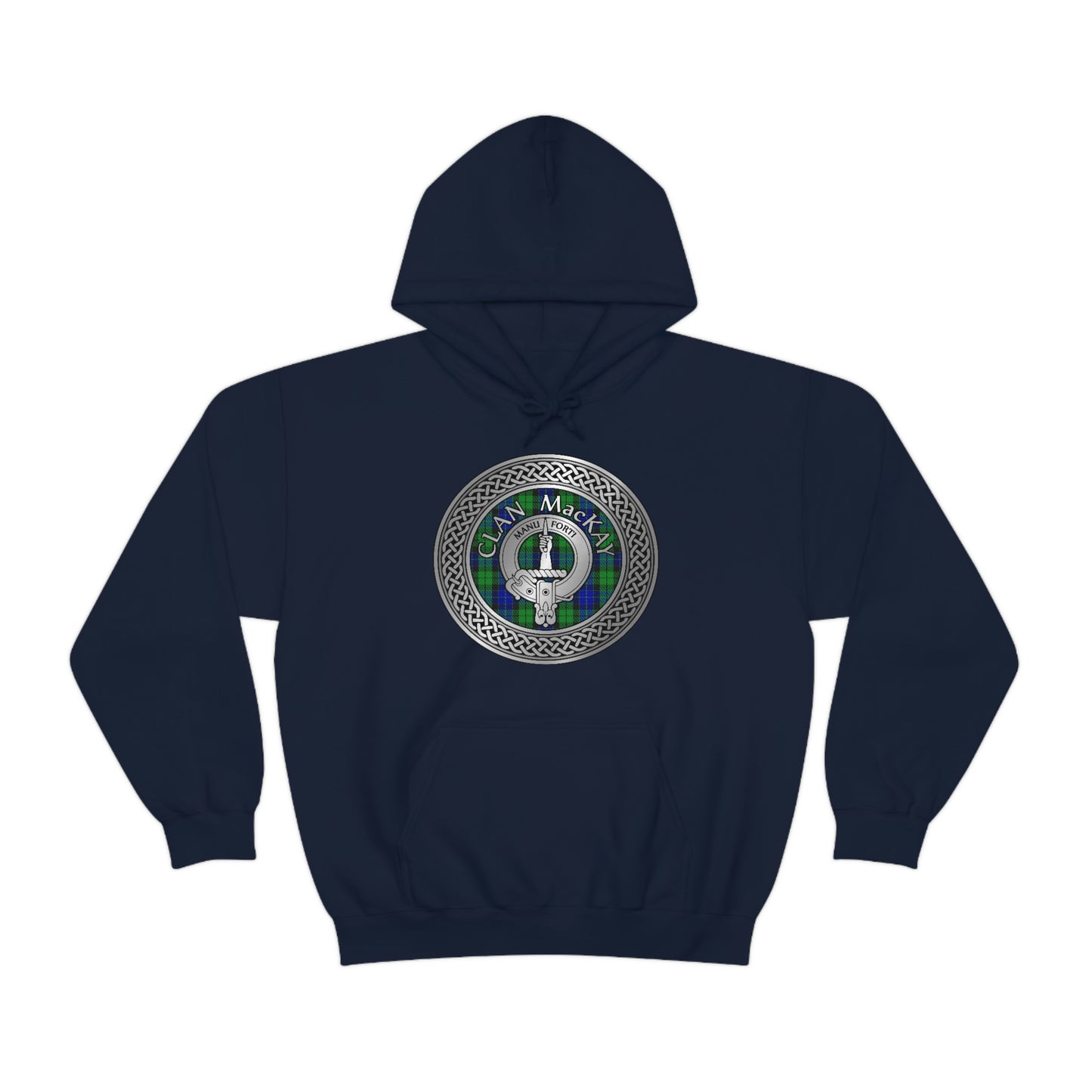 Clan MacKay Crest & Tartan Unisex Heavy Blend™ Hooded Sweatshirt