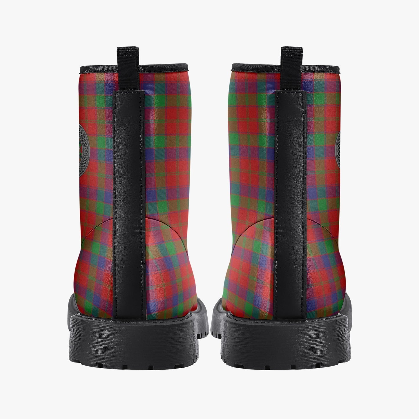 Clan Donnachaidh (Robertson) Crest & Tartan Leather Boots