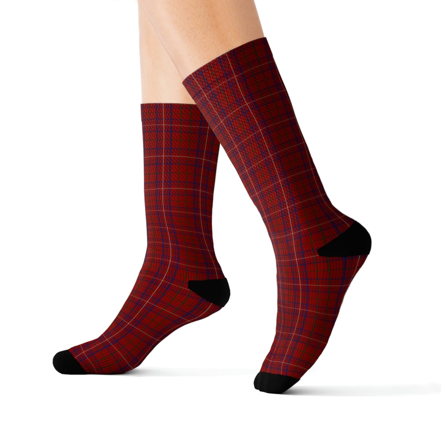 Clan Rose Tartan Socks