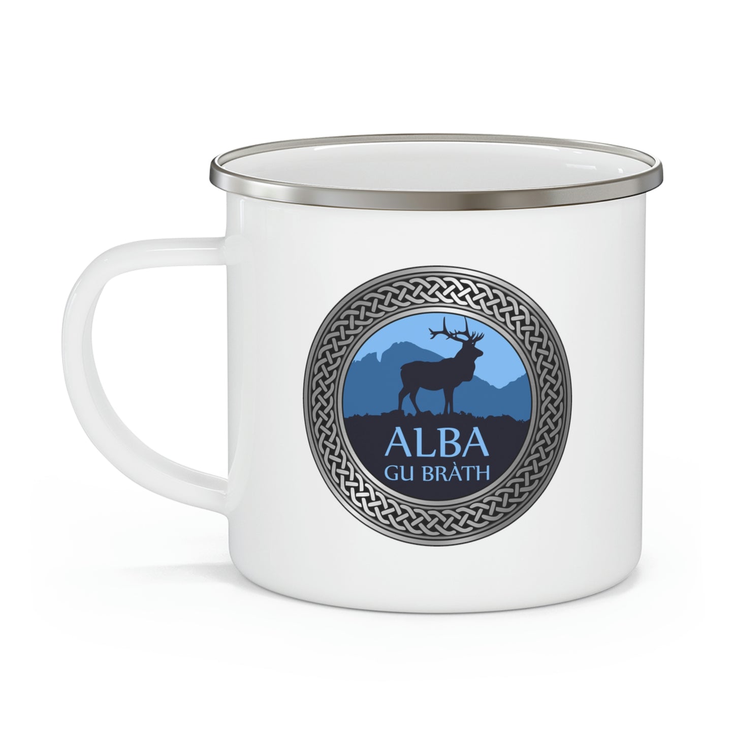 Alba Gu Brath Enamel Camping Mug