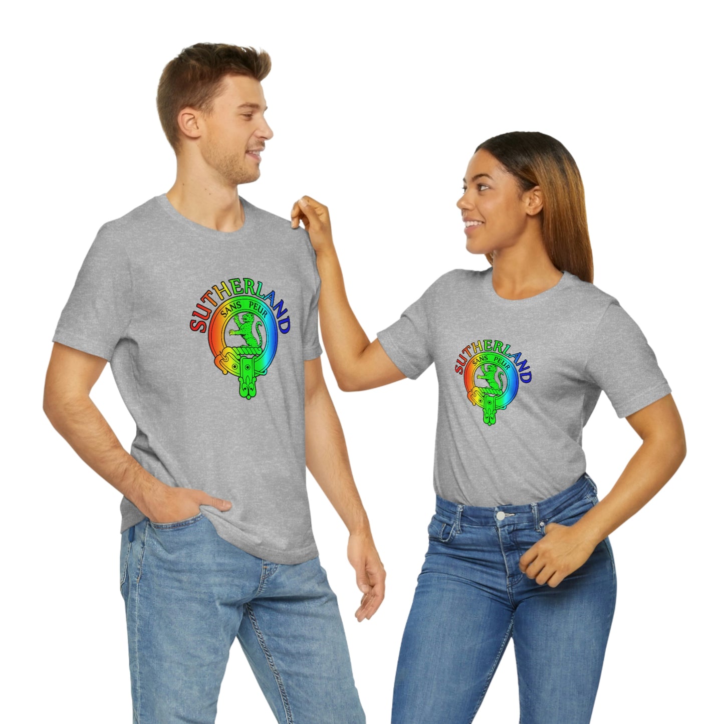 Clan Sutherland Rainbow Crest T-Shirt