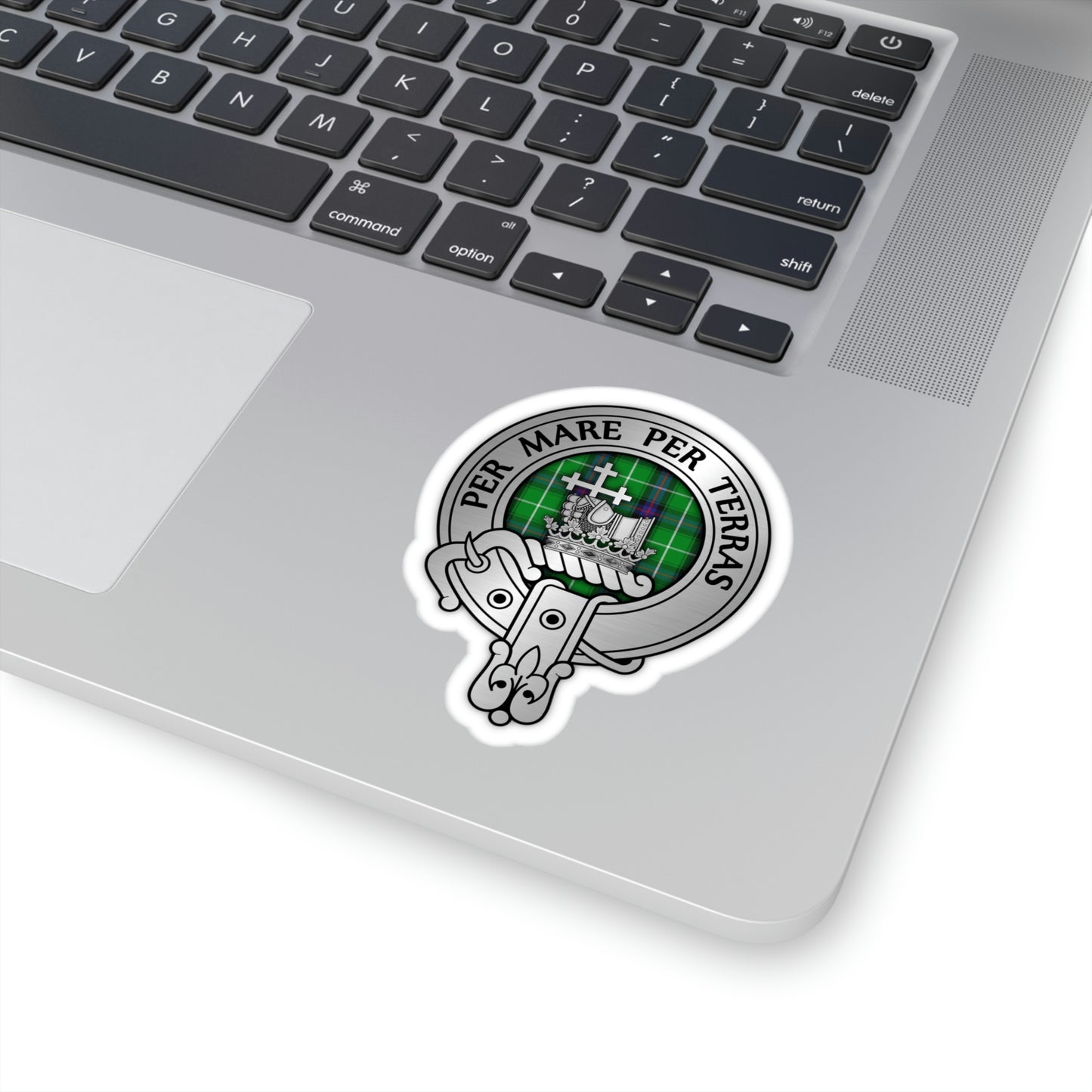 Clan MacDonald Crest & Tartan Kiss-Cut Stickers