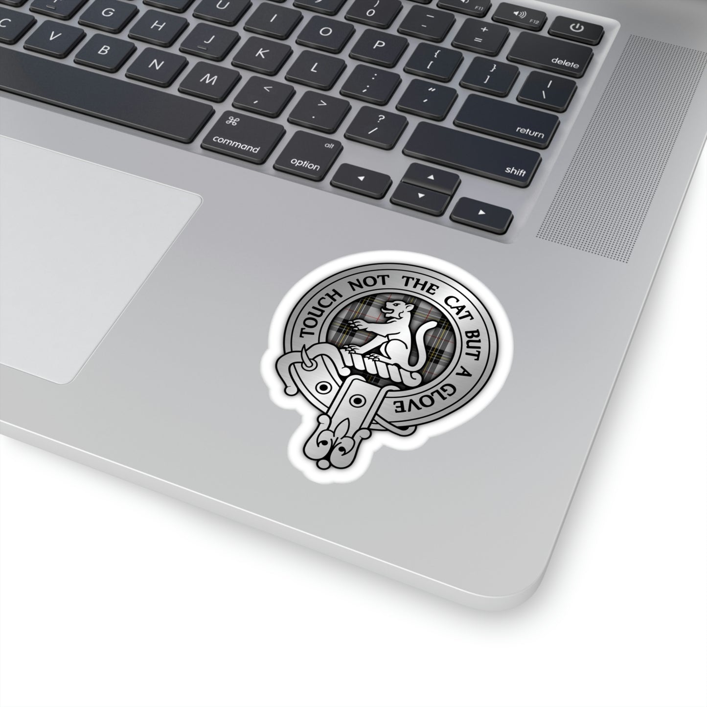 Clan MacPherson Crest & Tartan Kiss-Cut Stickers