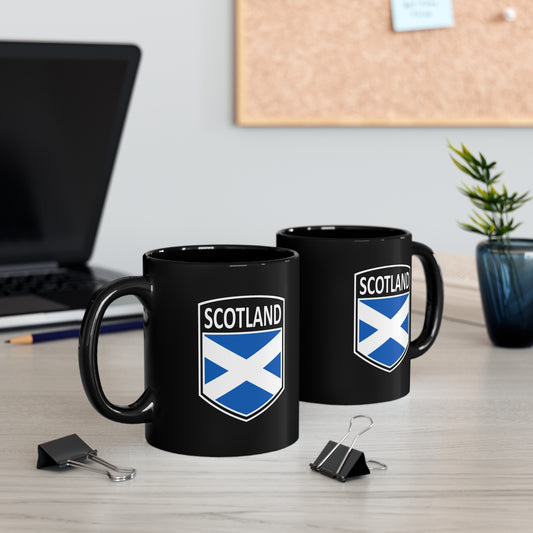 Celtic Nations - Scotland 11oz Black Mug