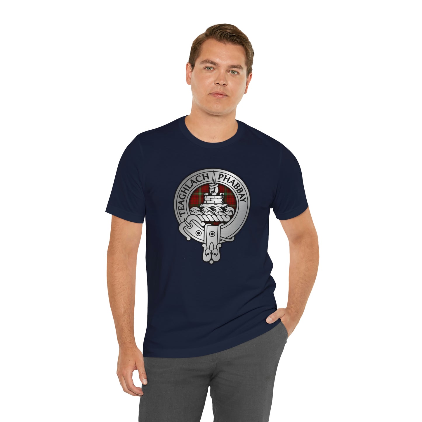 Clan Morrison Crest & Tartan | Unisex T-Shirt