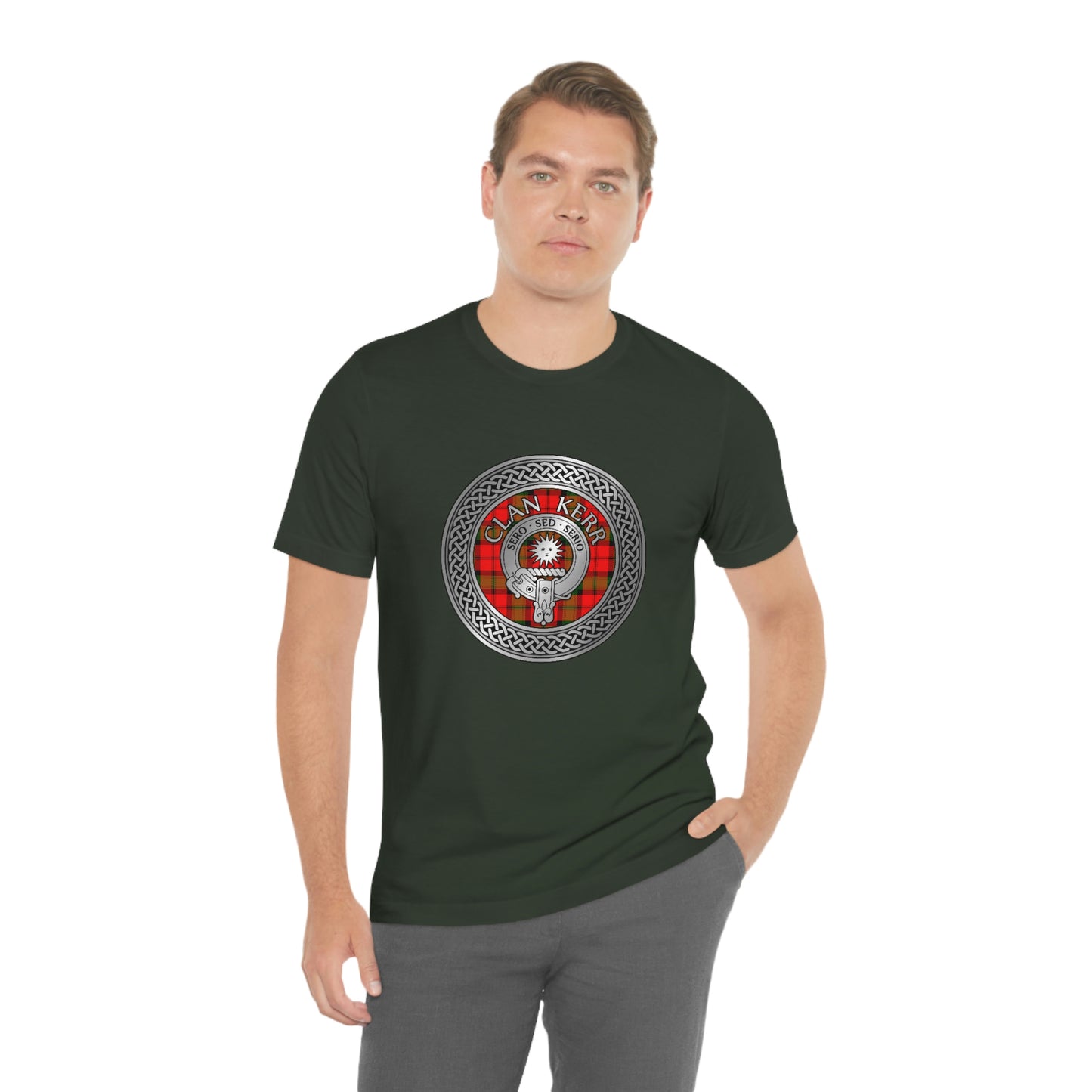 Clan Kerr Crest & Tartan Knot T-Shirt