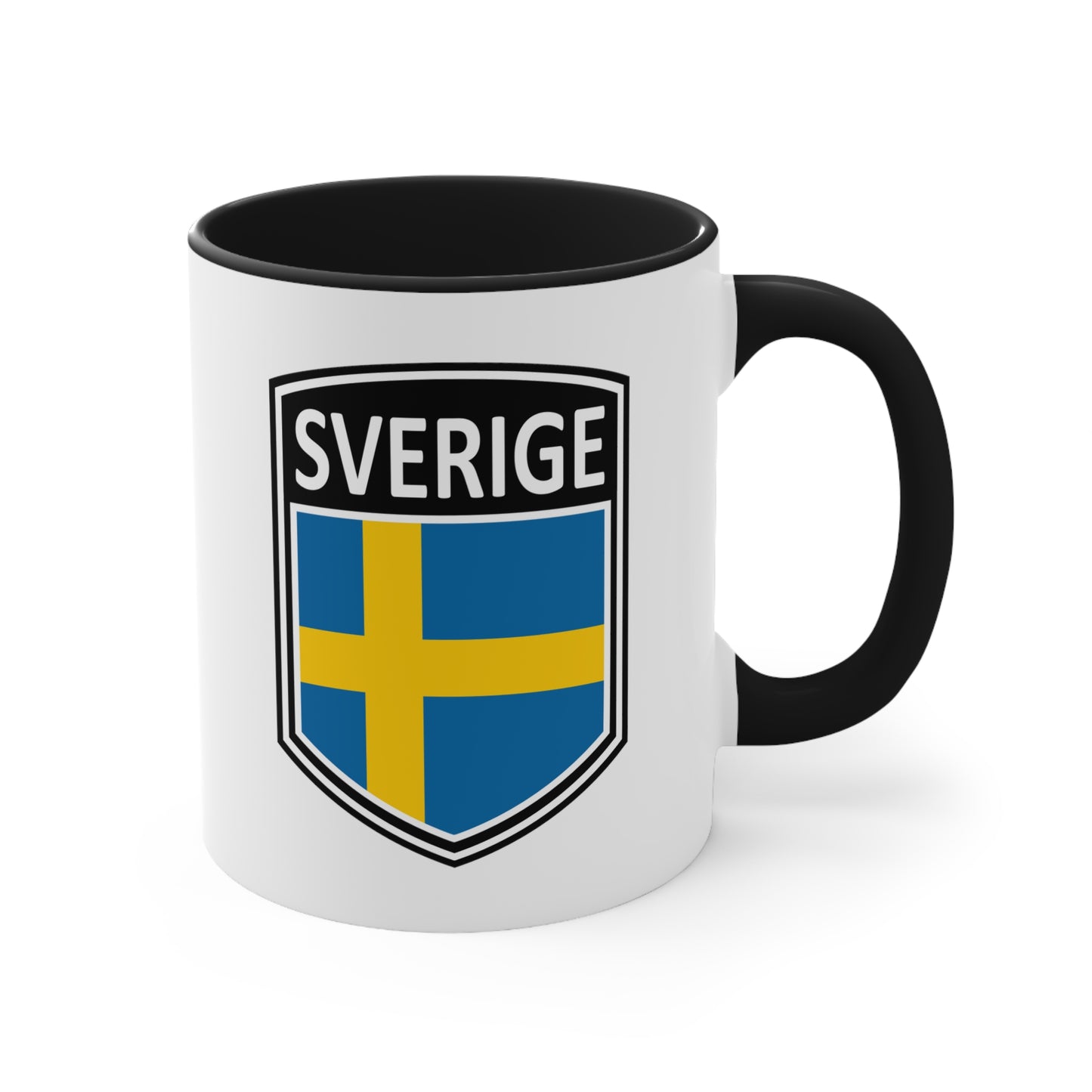 Scandi Nations - Sverige | Accent Coffee Mug, 11oz