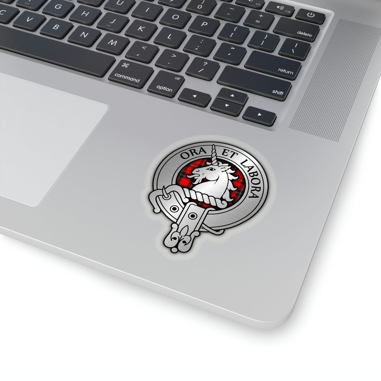 Clan Ramsay Crest & Tartan Kiss-Cut Stickers