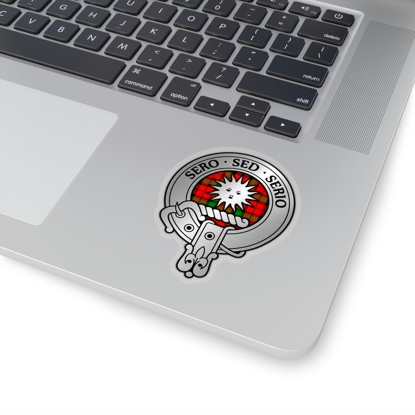 Clan Kerr Crest & Tartan Kiss-Cut Stickers