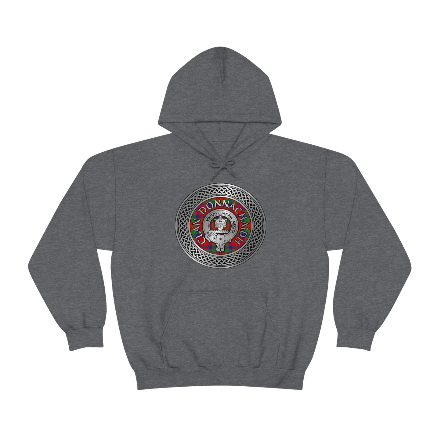 Clan Donnachaidh (Robertson) Crest & Tartan Unisex Heavy Blend™ Hooded Sweatshirt