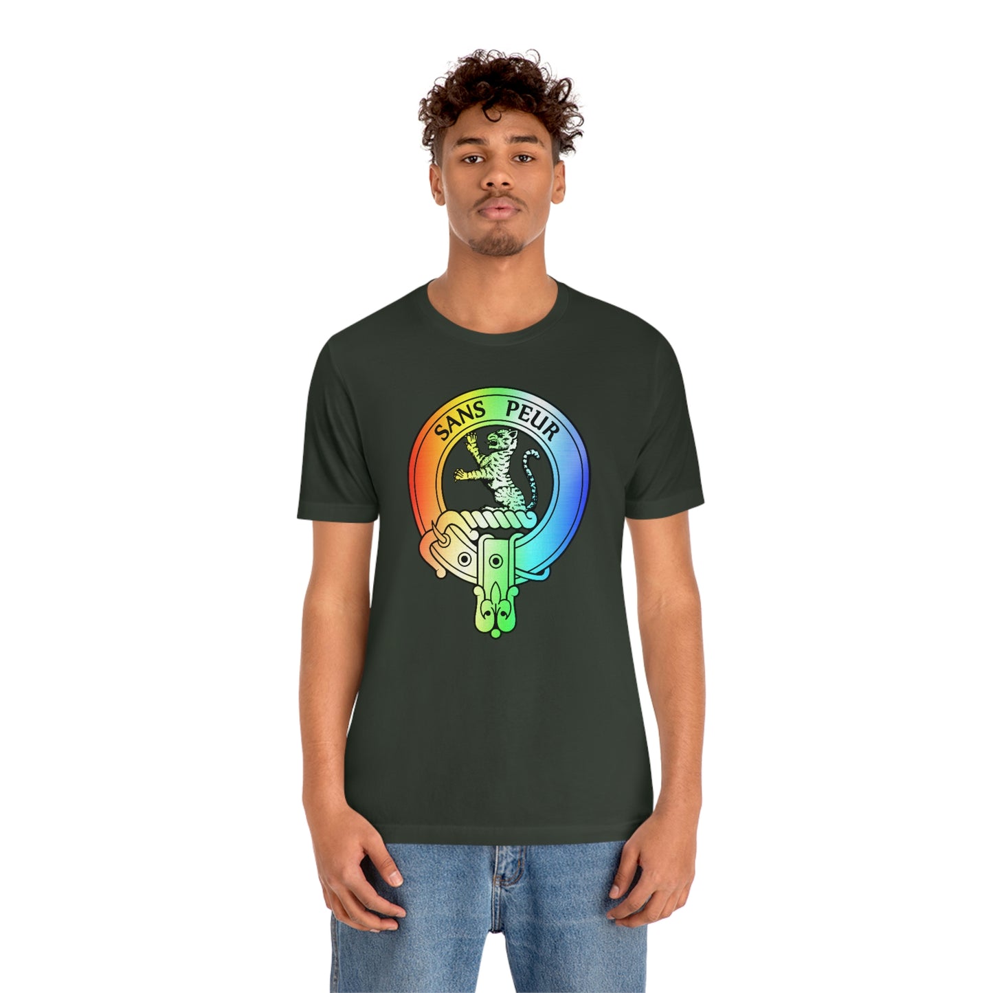 Clan Sutherland Rainbow Crest T-Shirt