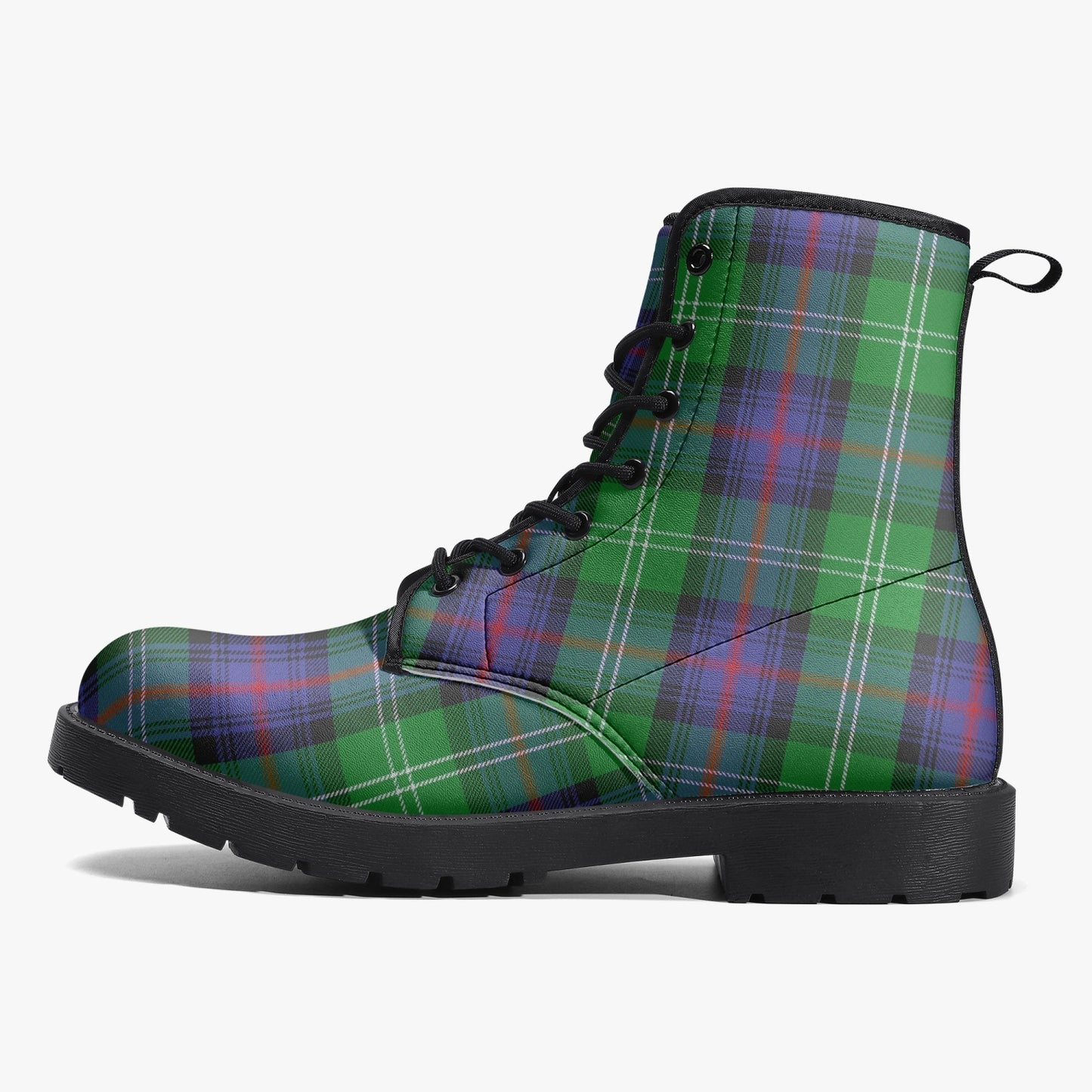 Clan Sutherland Tartan Leather Boots