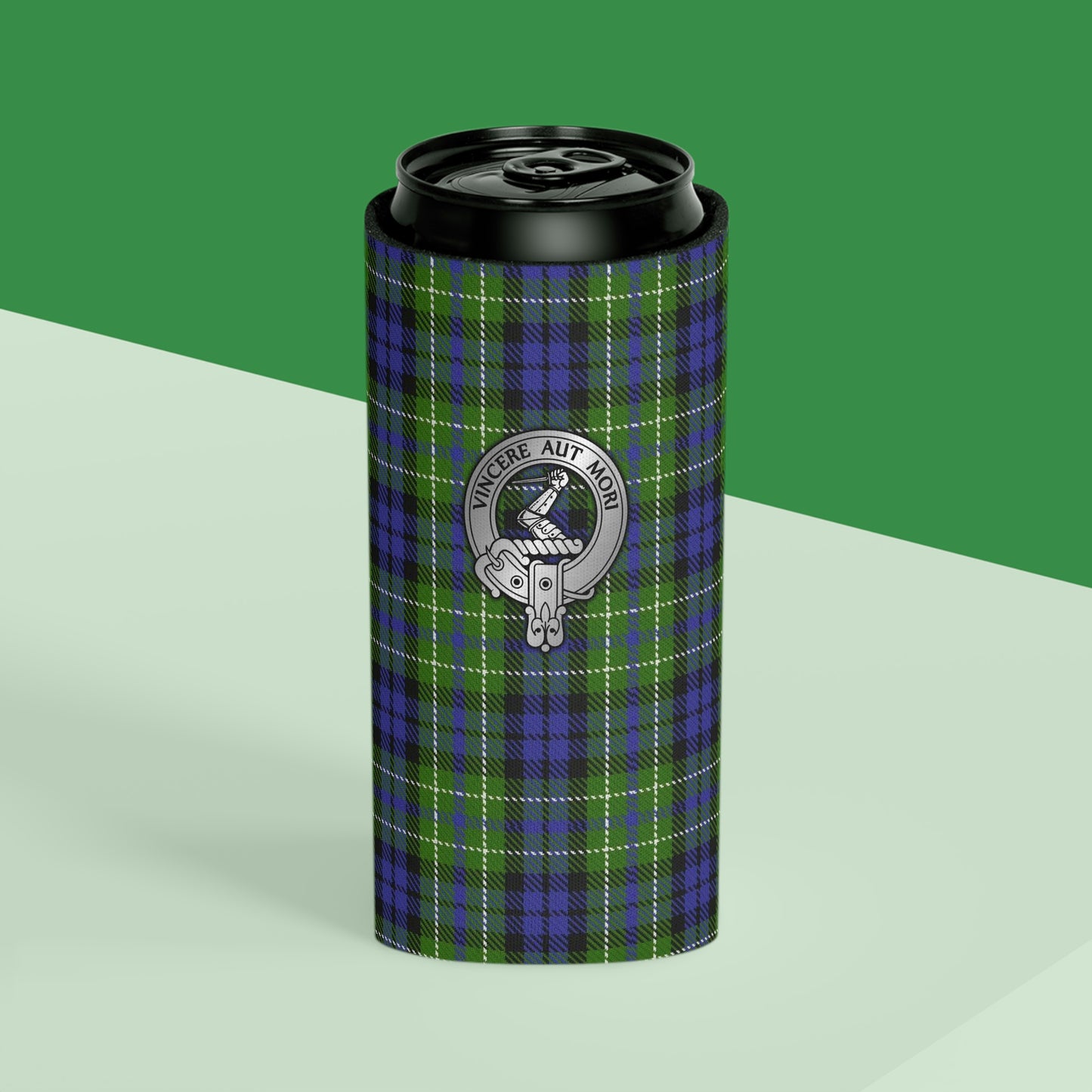 Clan MacNeill of Gigha Crest & Tartan Can Cooler