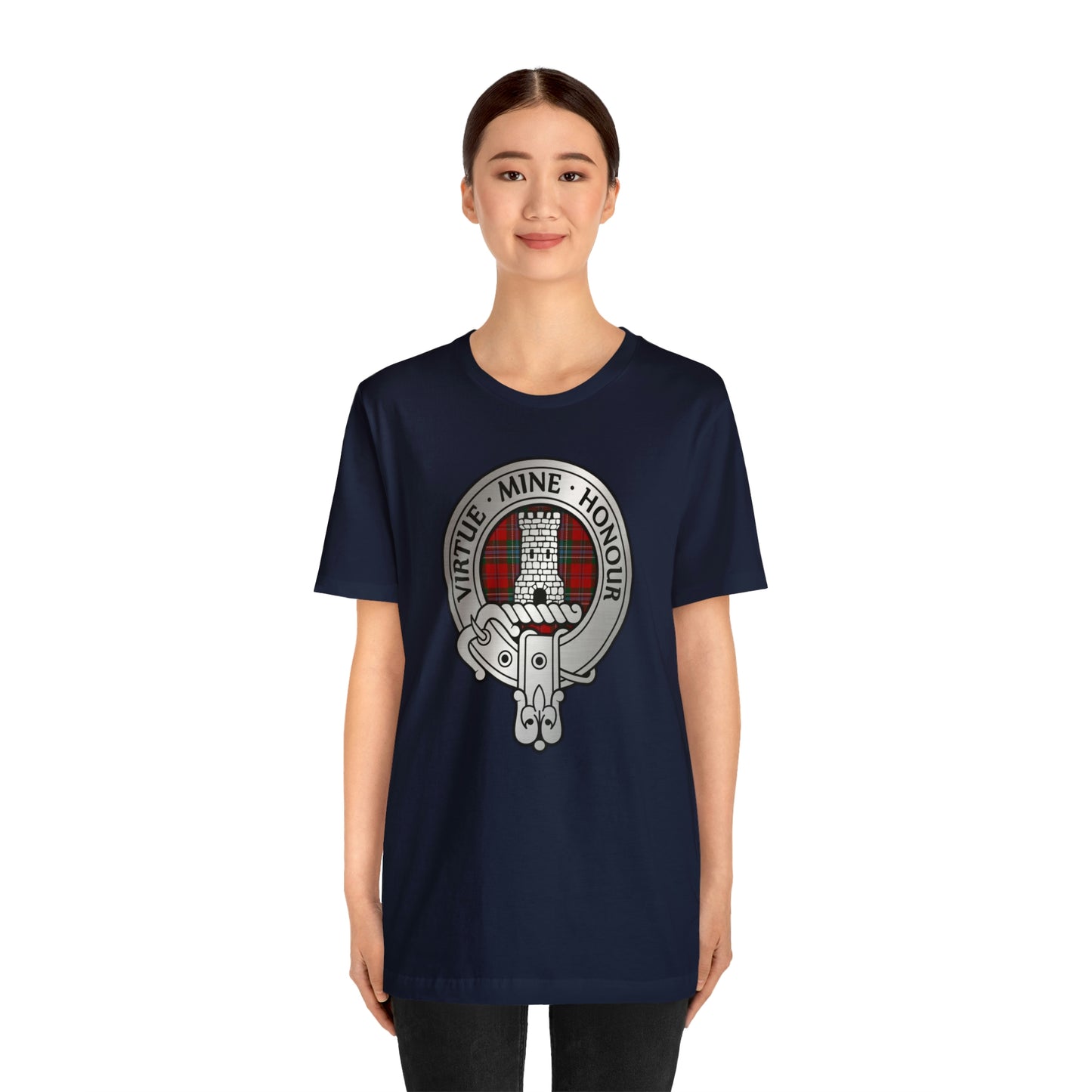 Clan MacLean Crest & Tartan | Unisex T-Shirt