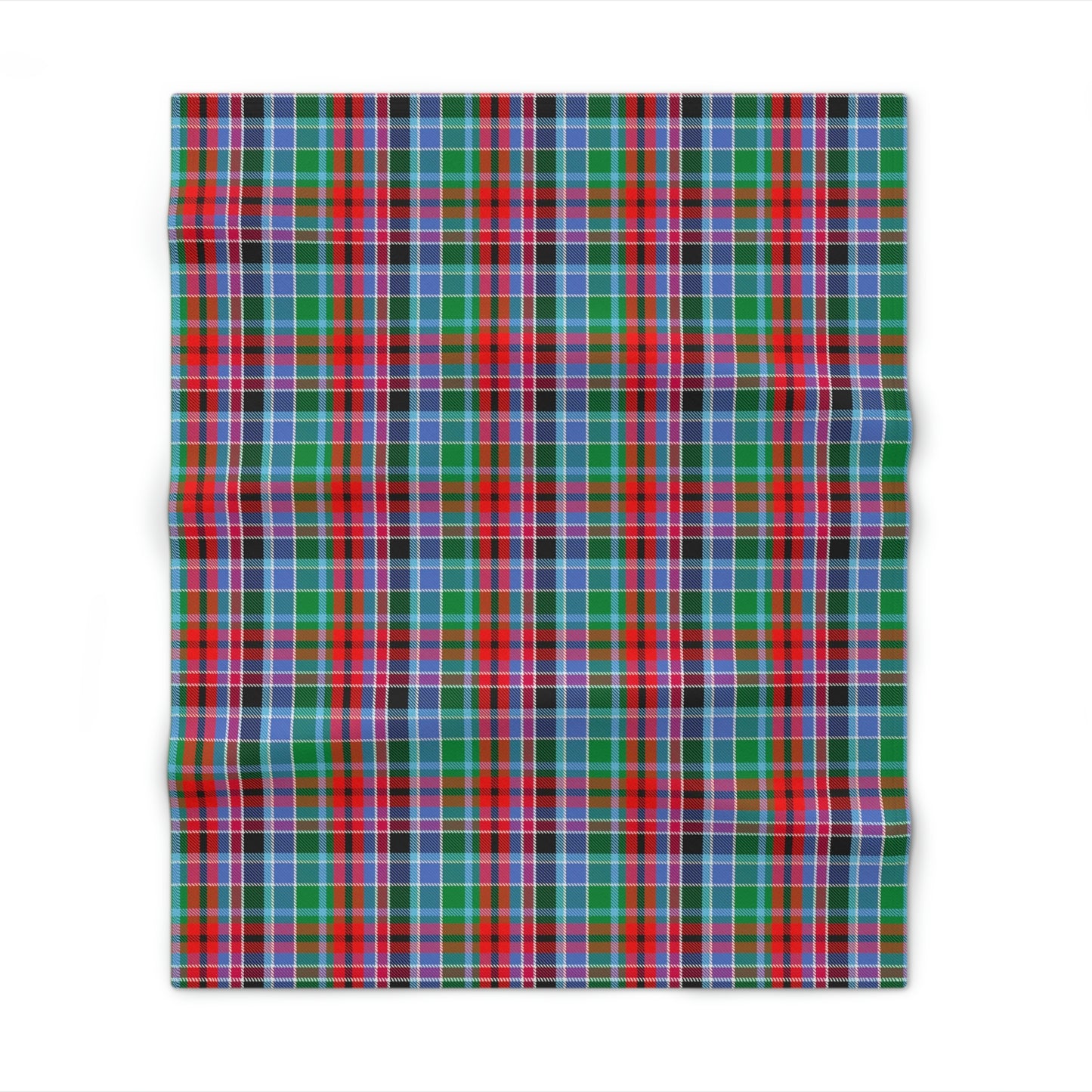 Clan Gordon Red Tartan Throw Blanket