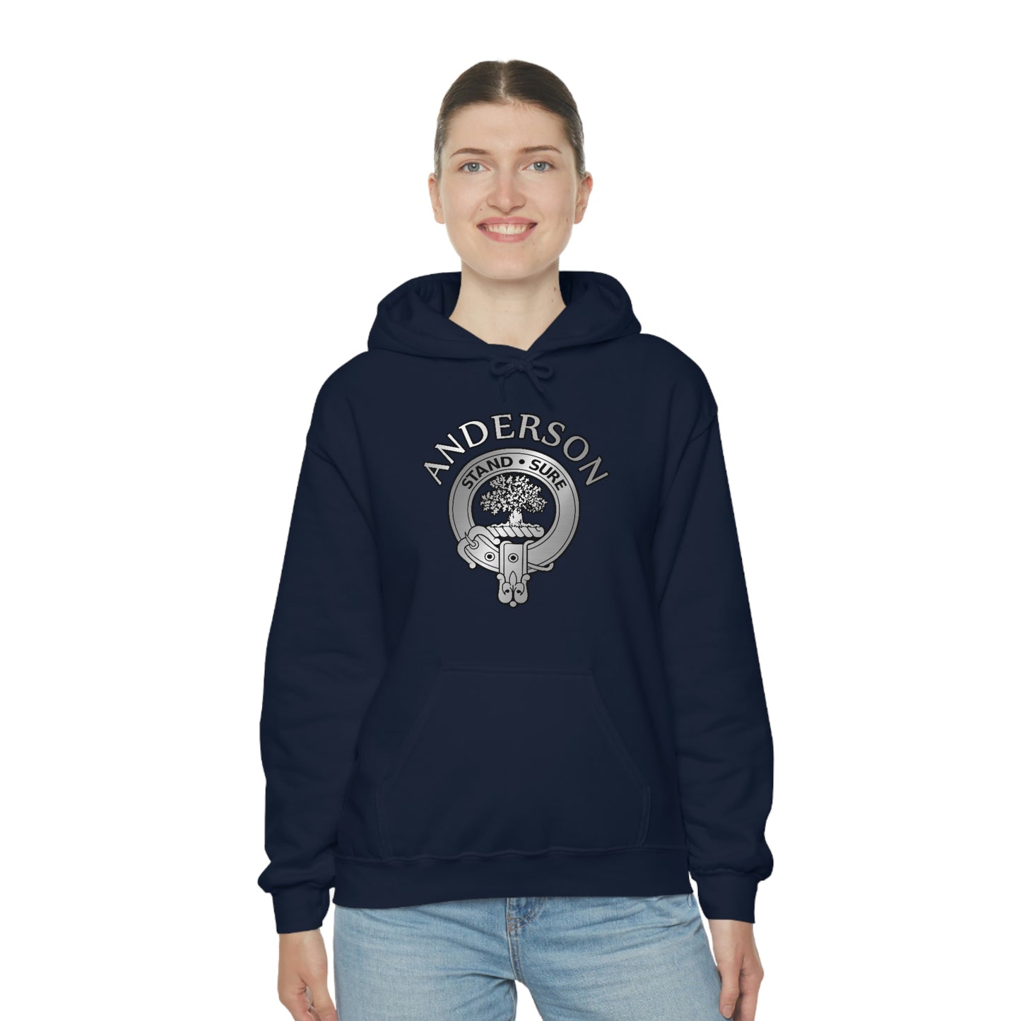 Clan Anderson Crest Unisex Heavy Blend™ Hooded Sweatshirt