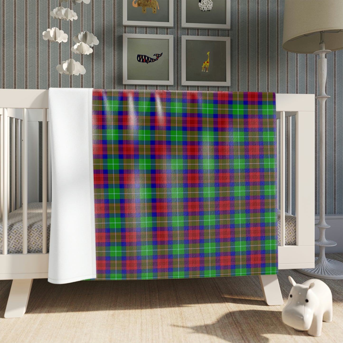 Clan Aiken Tartan Throw Blanket