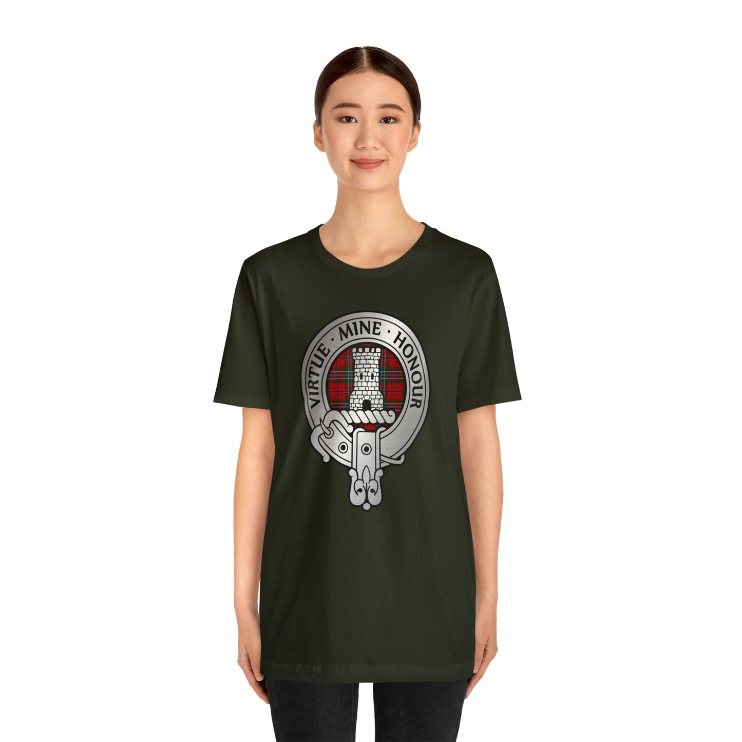 Clan MacLean Crest & Tartan | Unisex T-Shirt