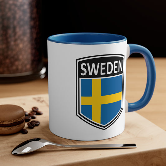 Scandi Nations - Sweden | Accent Coffee Mug, 11oz
