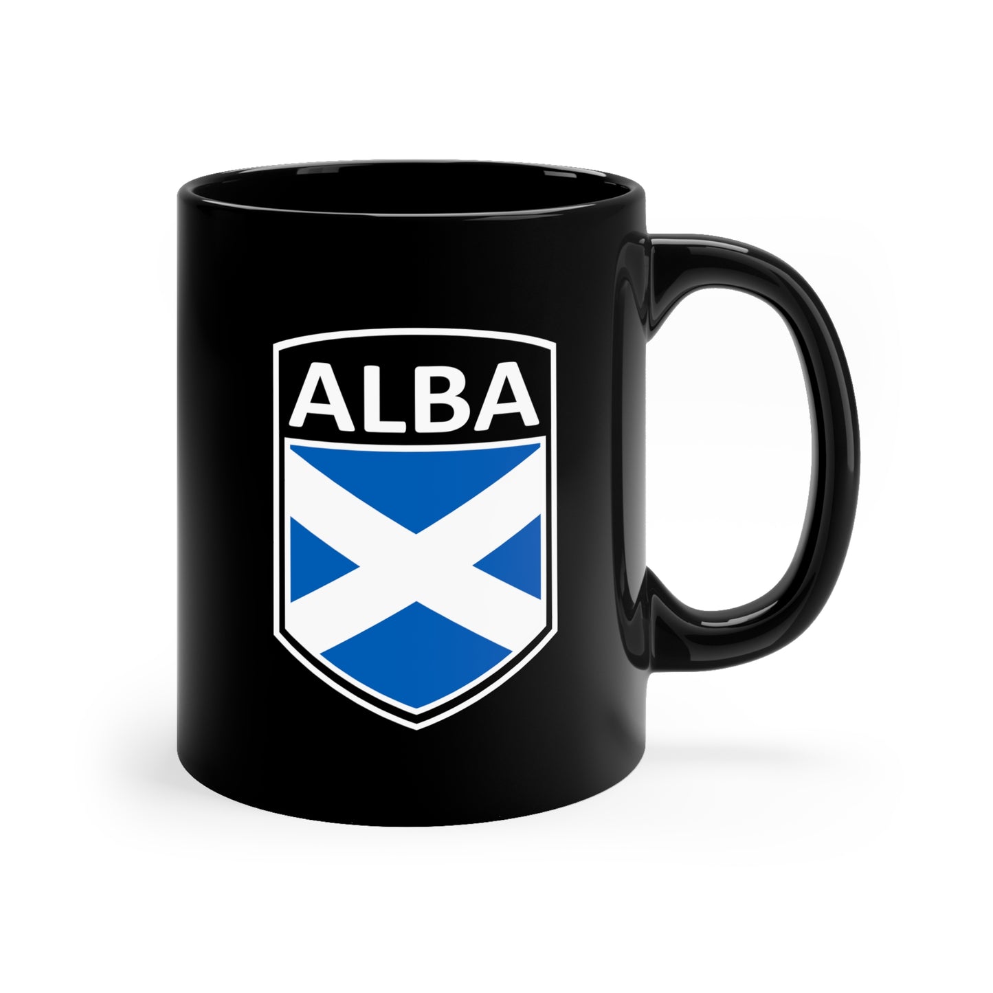 Celtic Nations - Alba 11oz Black Mug