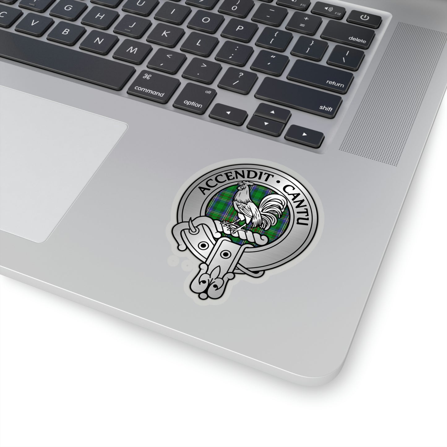 Clan Cockburn Crest & Tartan Kiss-Cut Stickers