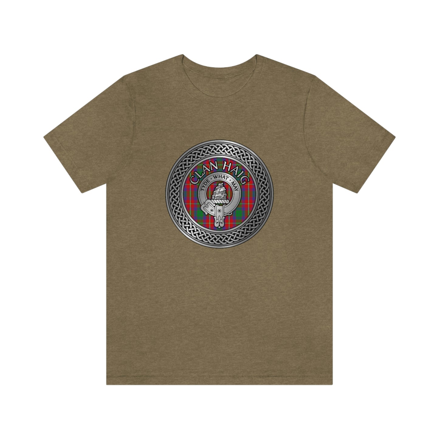 Clan Haig Crest & Tartan Knot T-Shirt