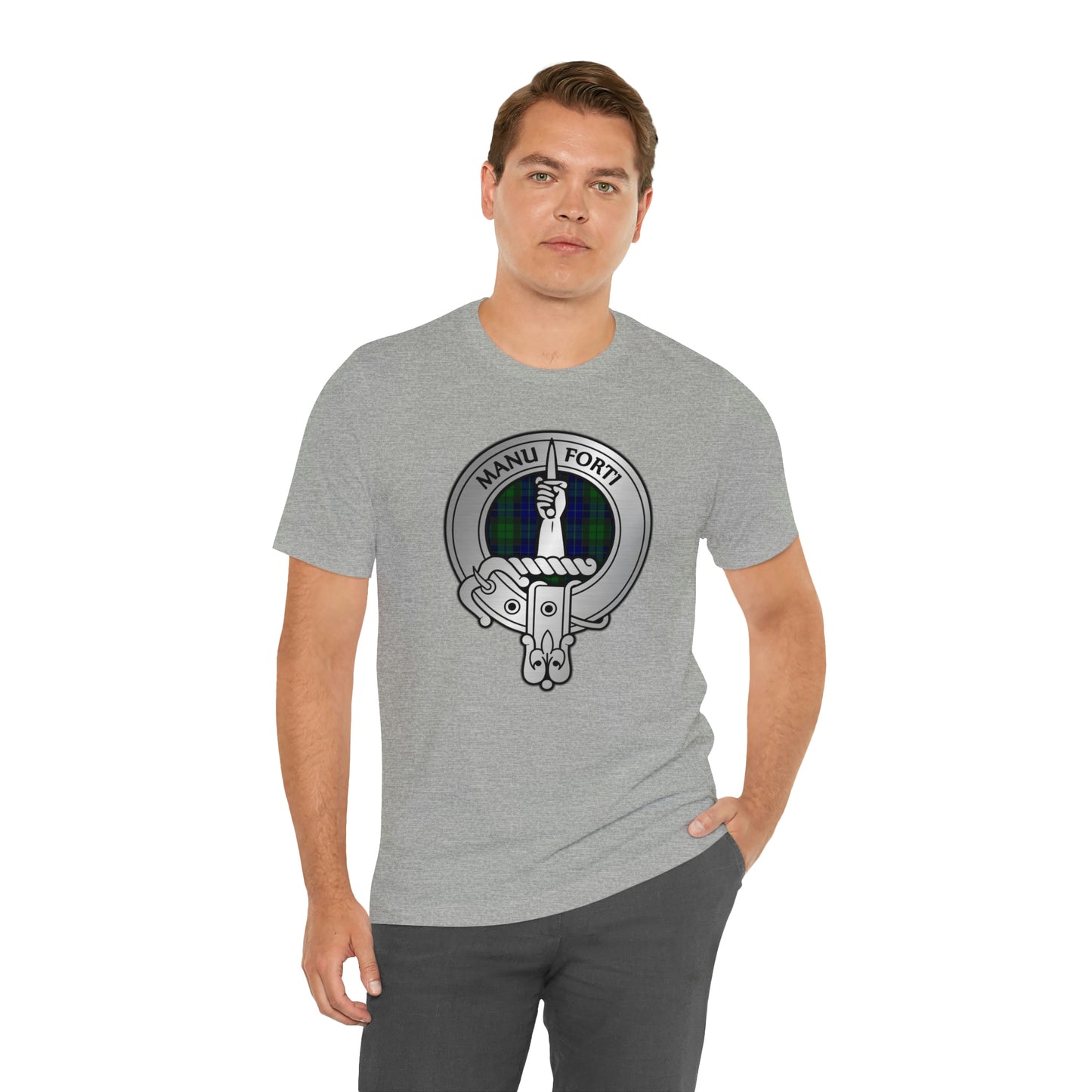 Clan McKay Crest & Tartan | Unisex T-Shirt