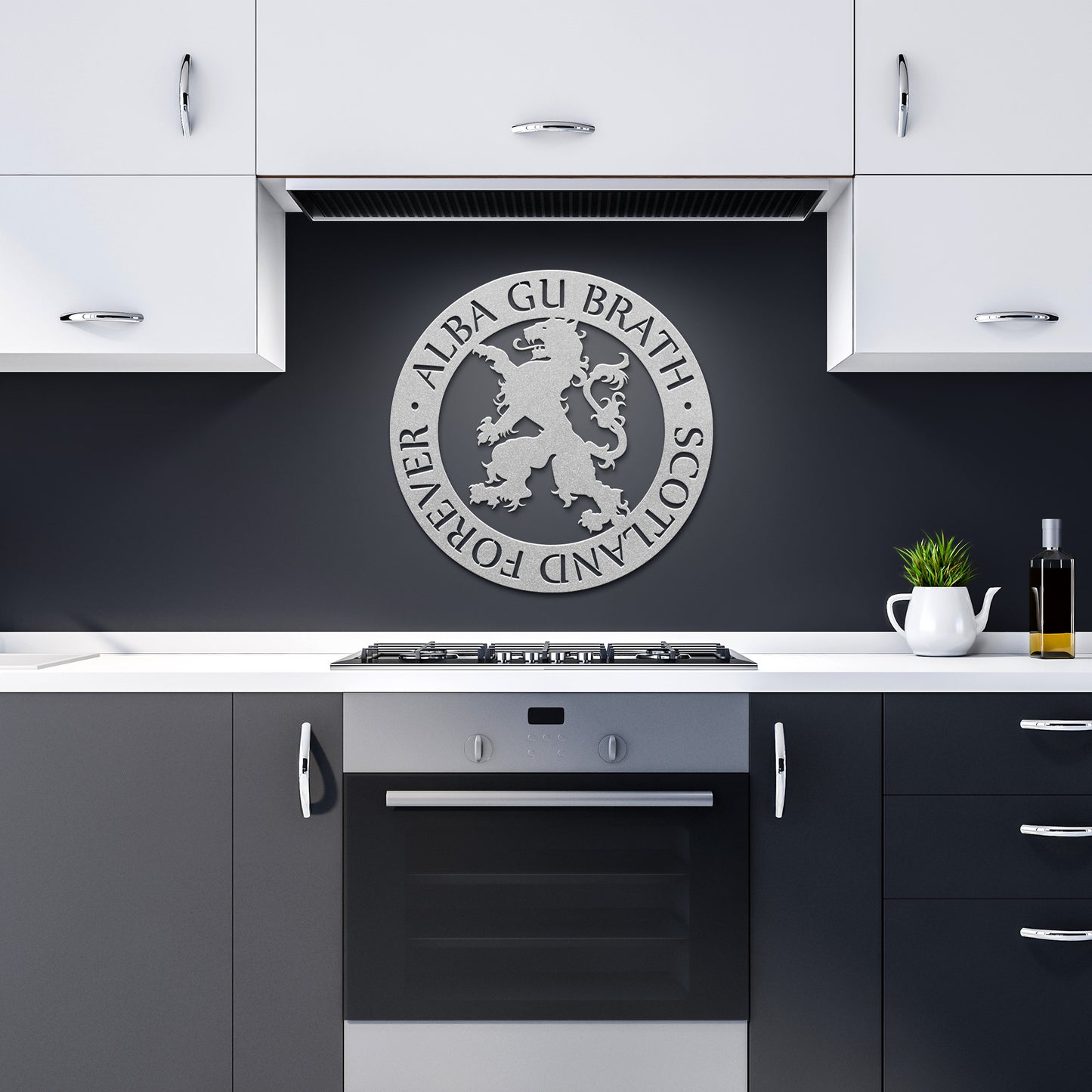 Alba Gu Brath - Scotland Forever - Lion Rampant Metal Wall Art