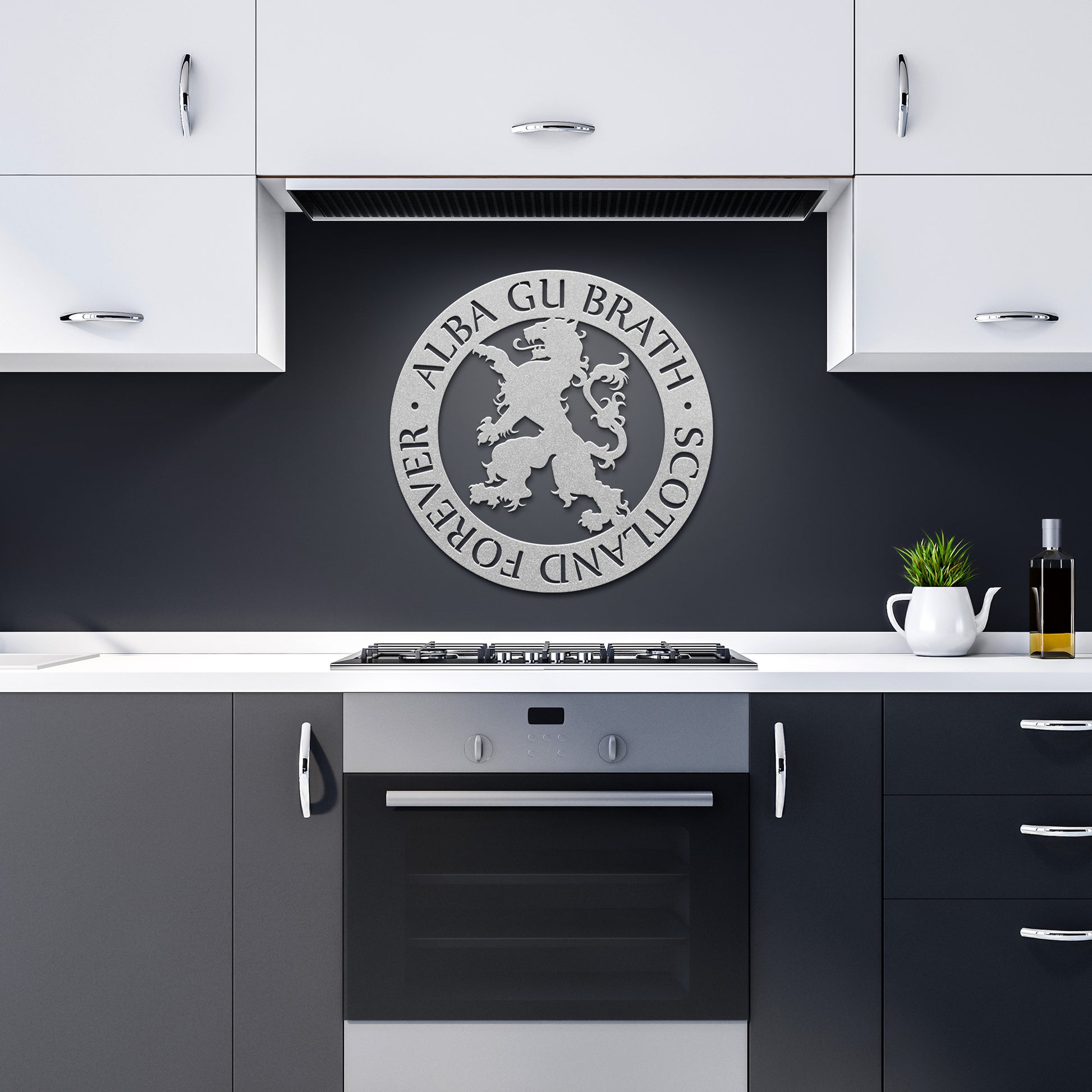 Alba Gu Brath - Scotland Forever - Lion Rampant Metal Wall Art