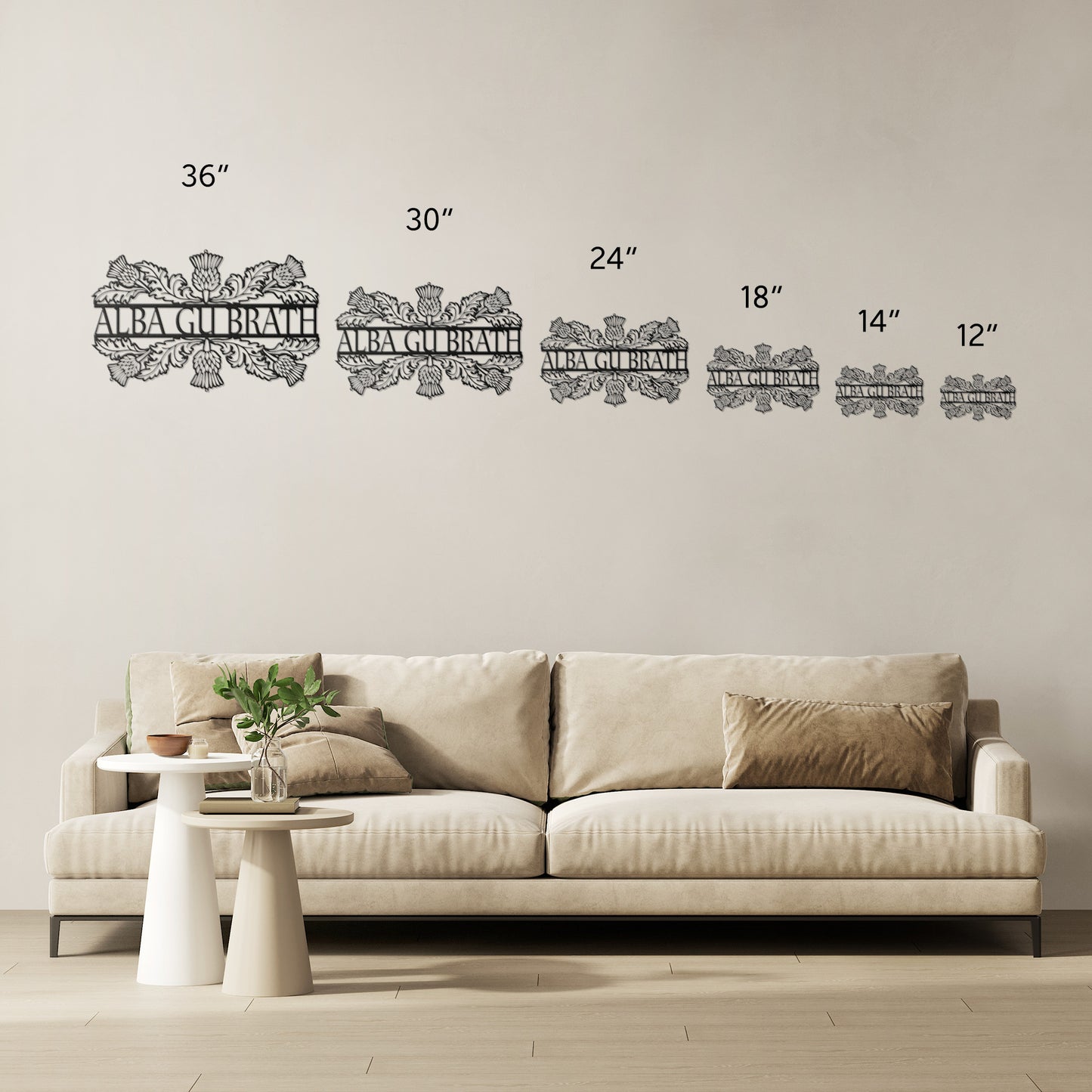 Alba Gu Brath | Metal Wall Art