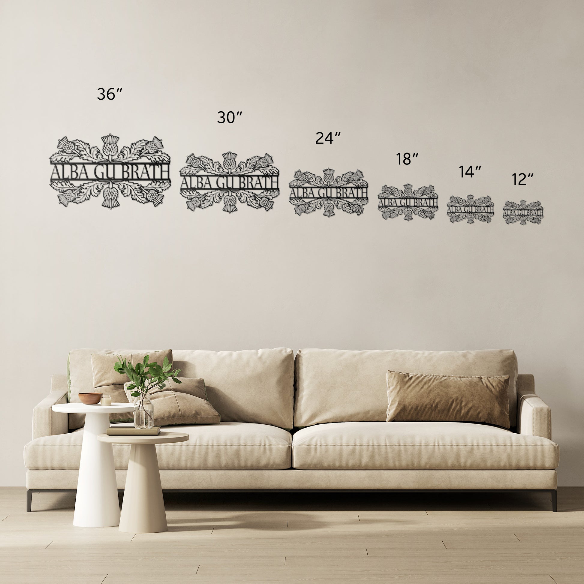 Alba Gu Brath | Metal Wall Art