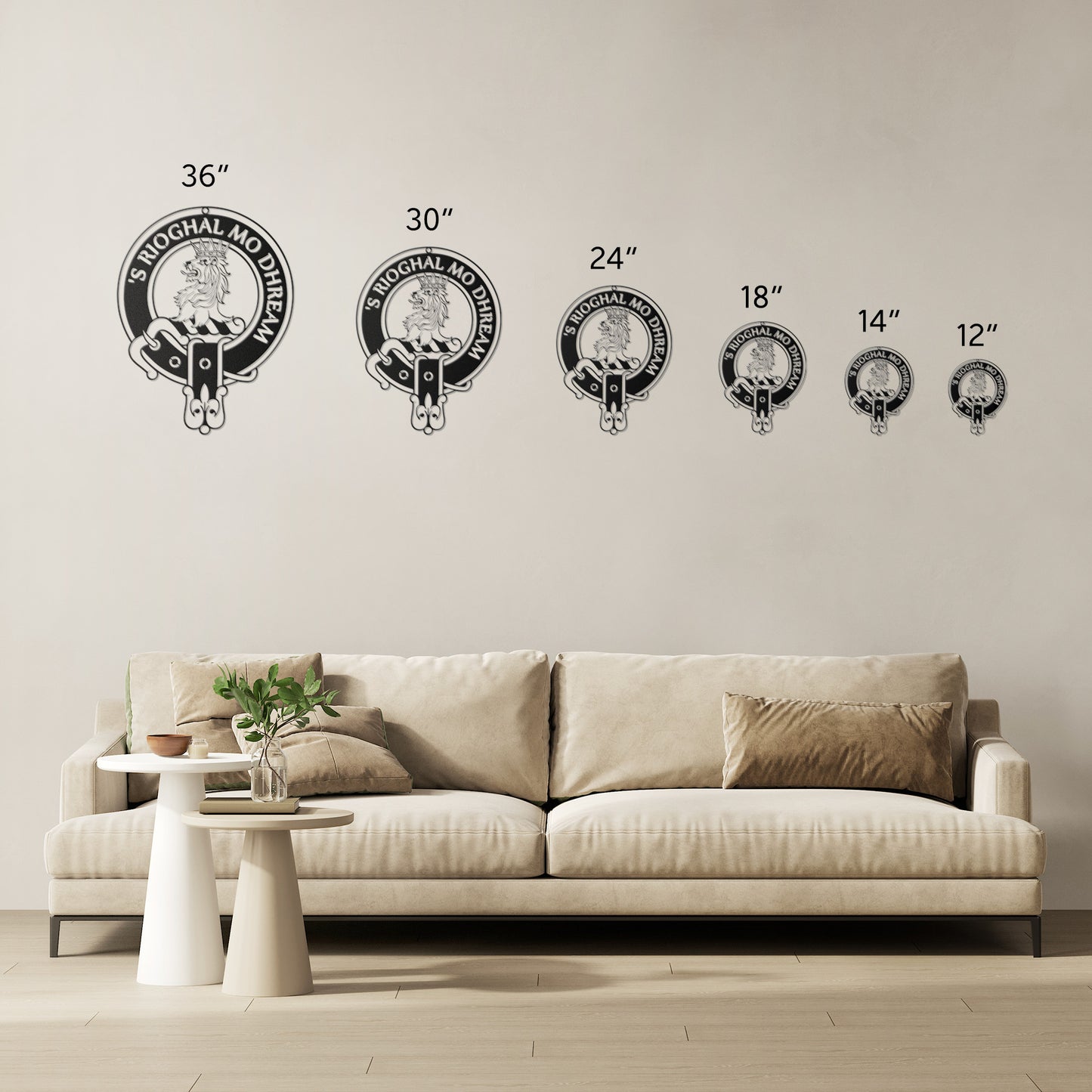 Clan MacGregor Crest | Metal Wall Art