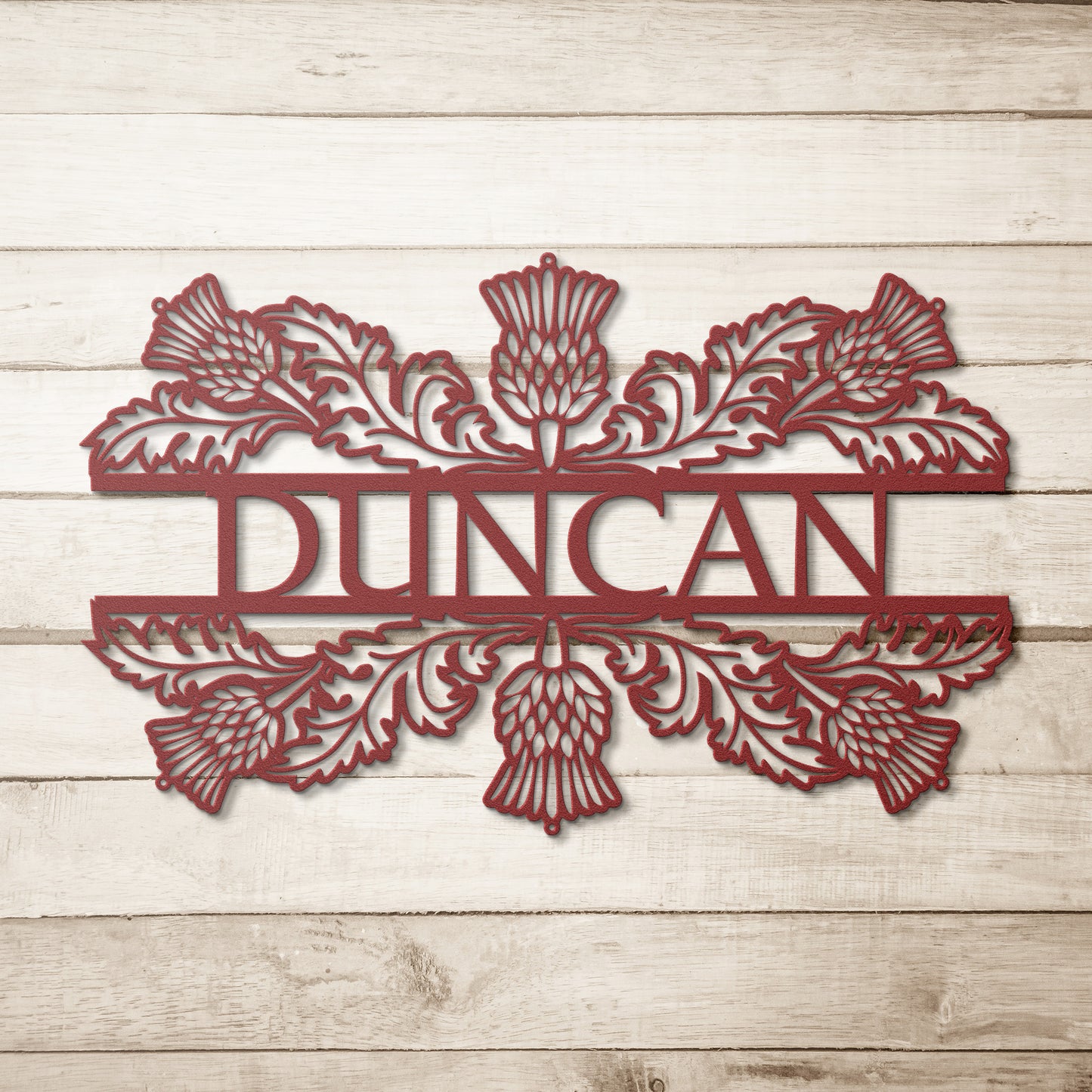 Duncan | Thistle | Metal Wall Art