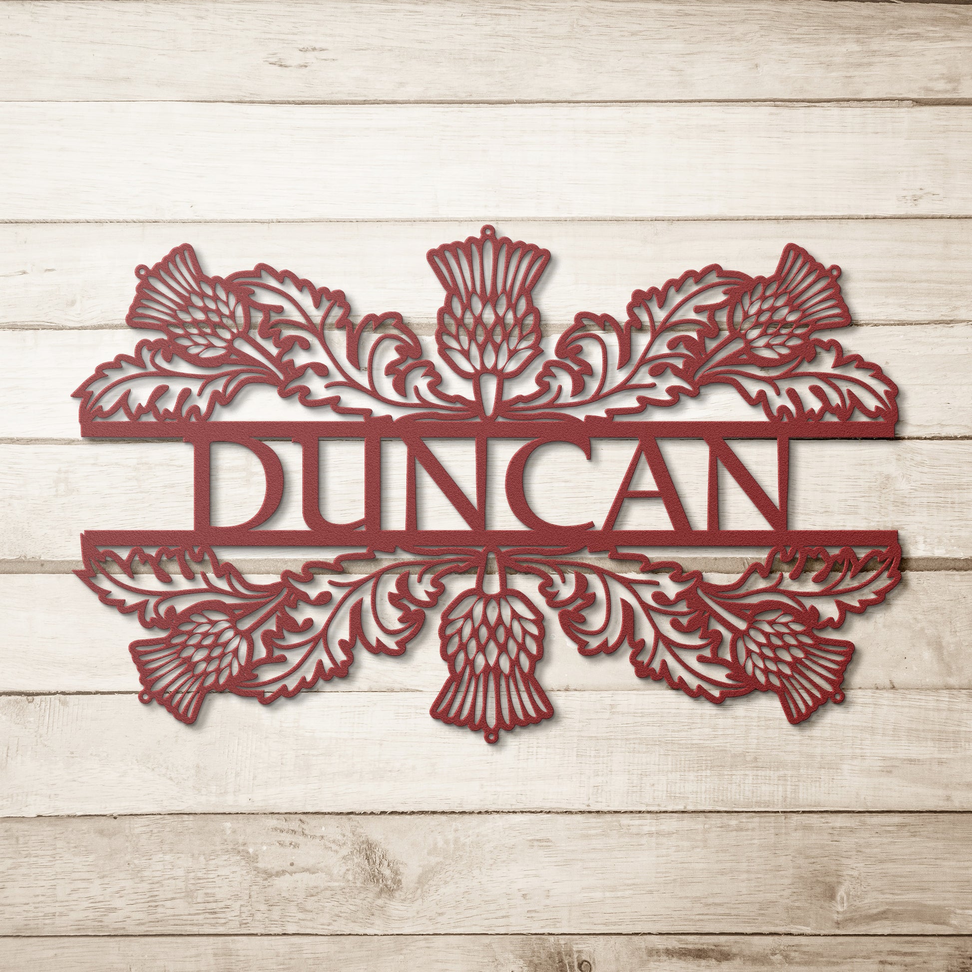 Duncan | Thistle | Metal Wall Art